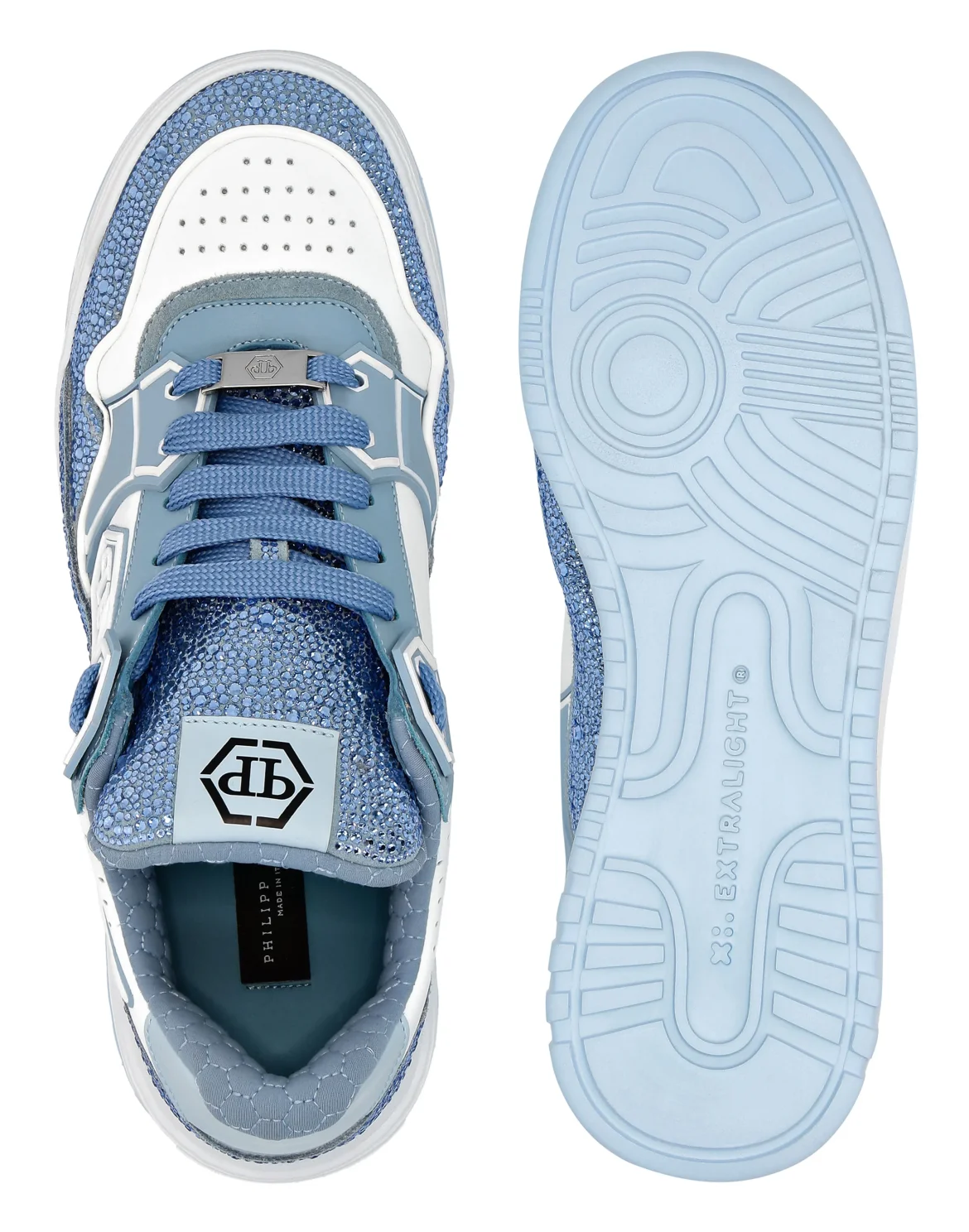 Leather Low-Top Sneakers Moon Walker, цвет: Белый