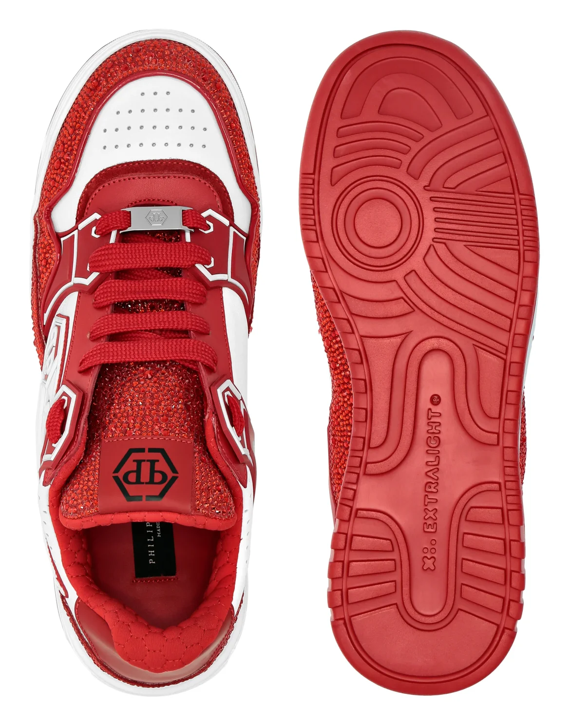 Leather Low-Top Sneakers Moon Walker, цвет: Белый