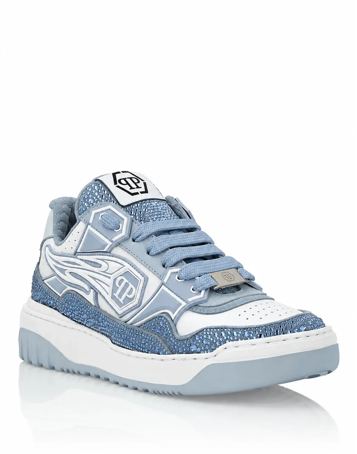 Leather Low-Top Sneakers Moon Walker, цвет: Белый