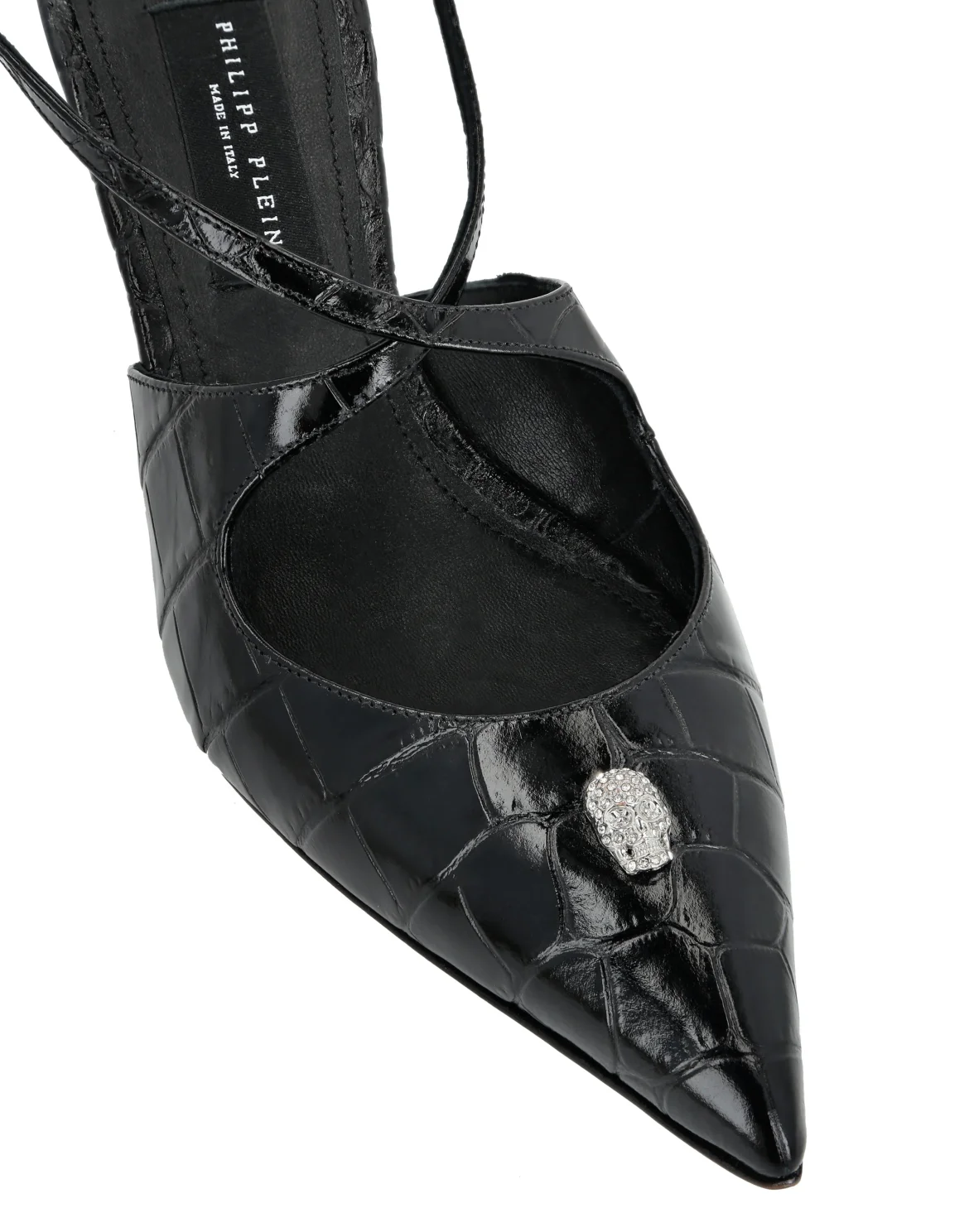 Slingbacks Crossing Crocco Print, цвет: Черный