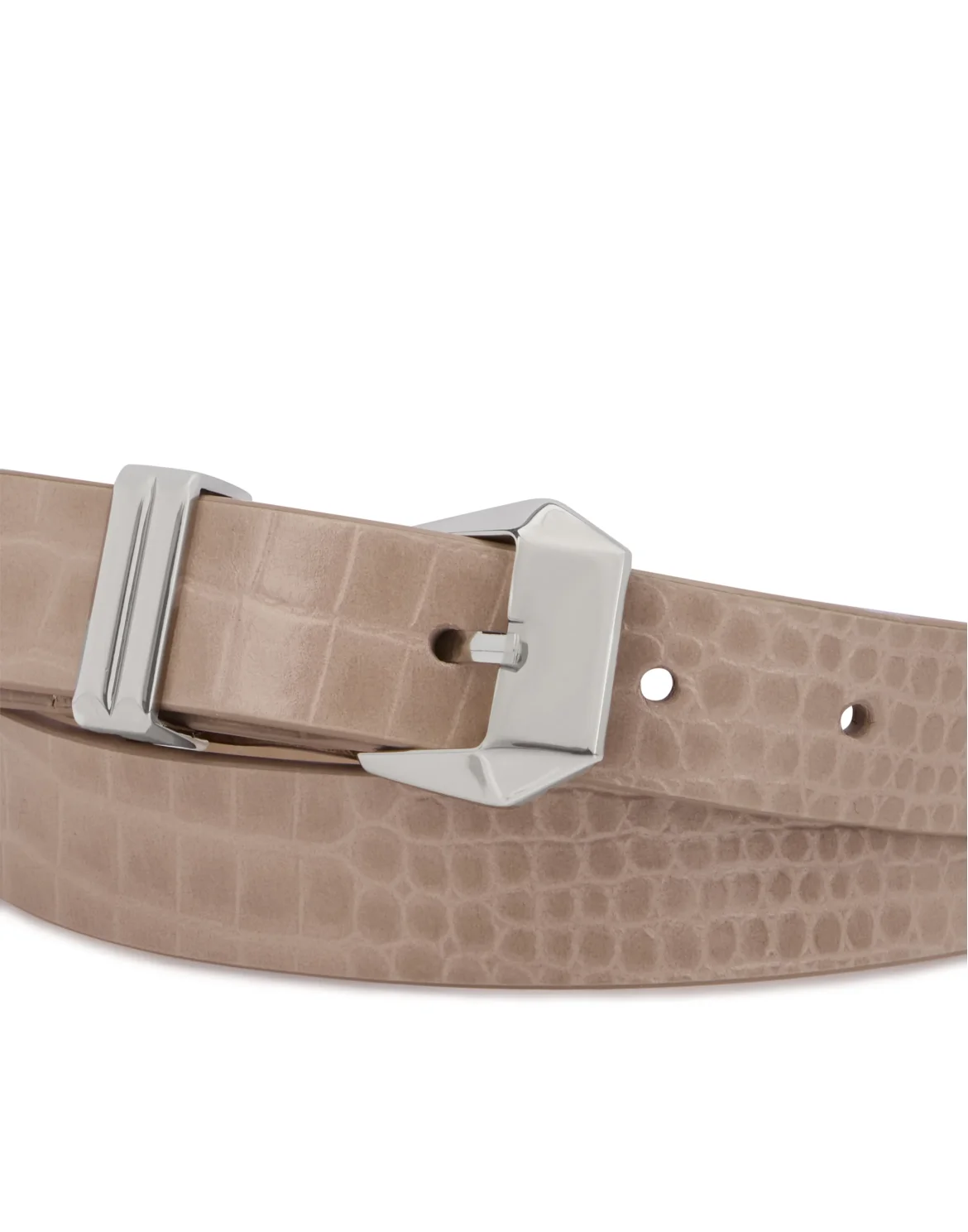 Leather Belt Cocco, цвет: Бежевый