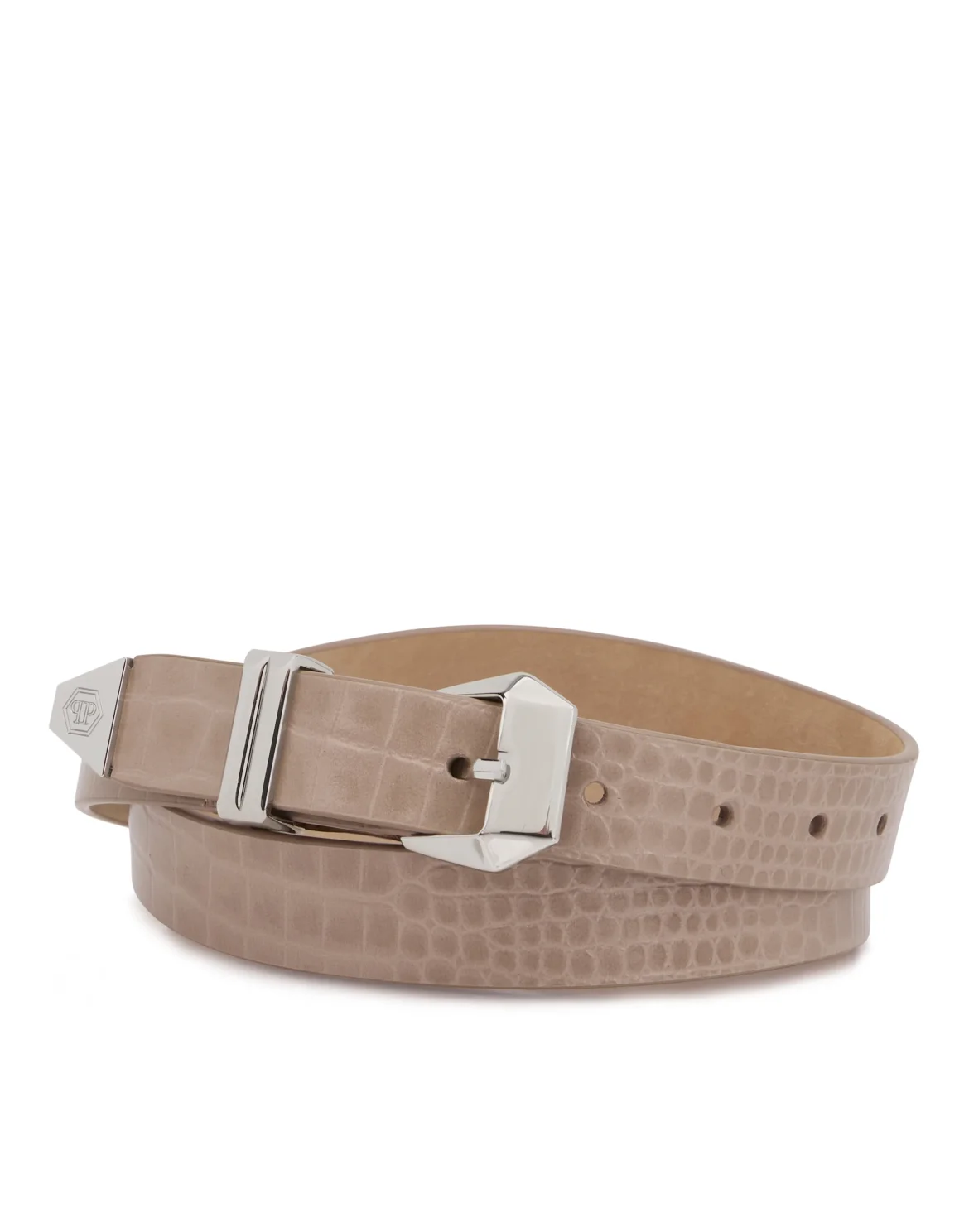 Leather Belt Cocco, цвет: Бежевый