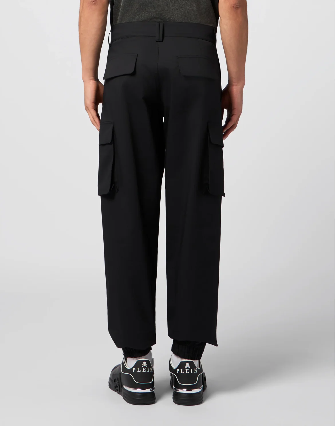 Straight Cargo Trousers, цвет: Черный