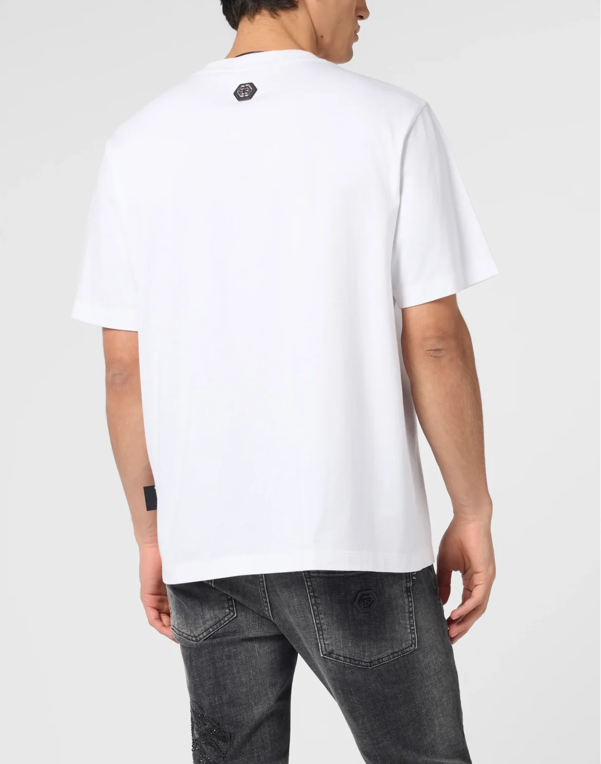 Round Neck T-Shirt Dragon, цвет: Белый