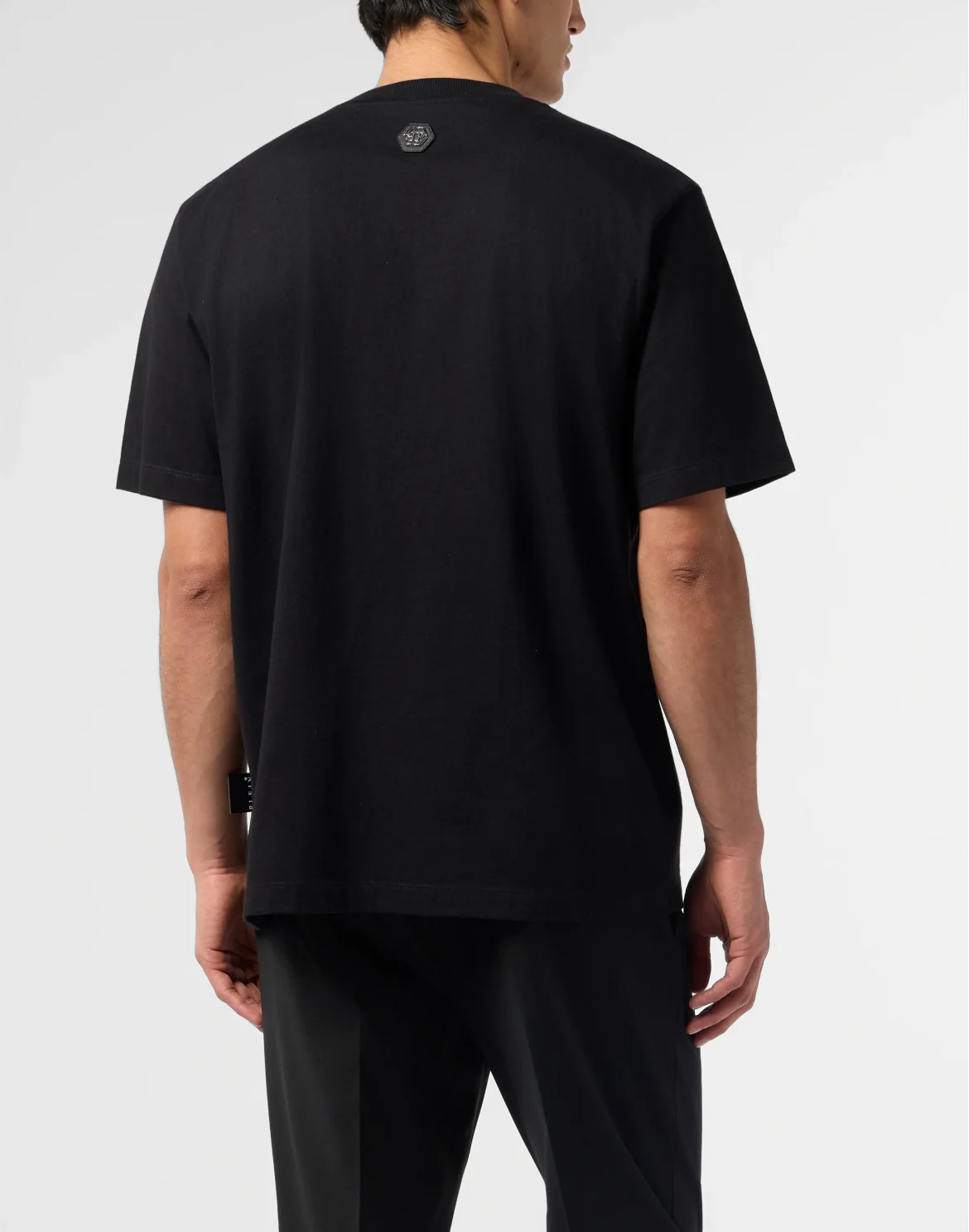 Round Neck T-Shirt Dragon, цвет: Черный