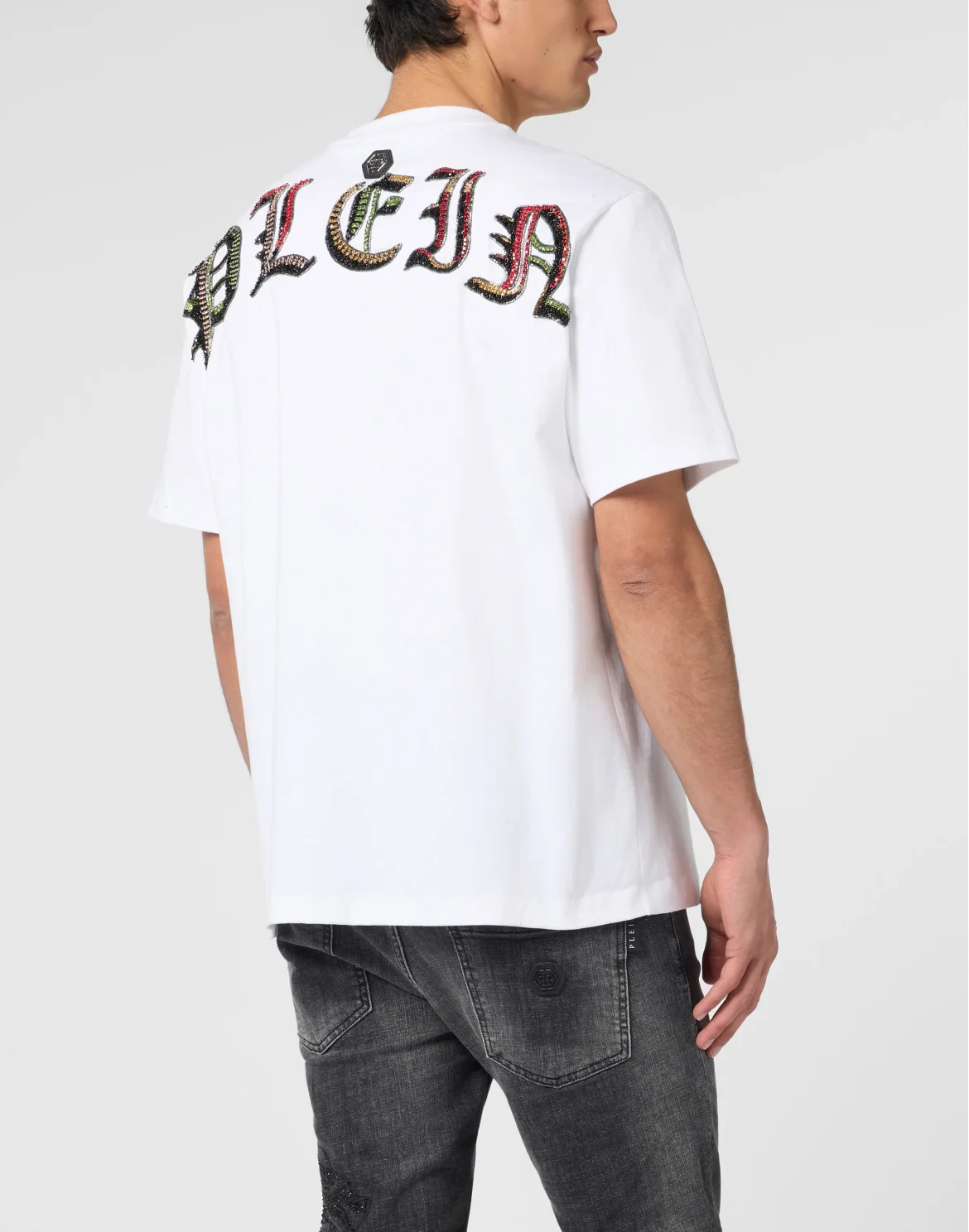 Round Neck T-Shirt King Of Snakes Stones, цвет: Белый