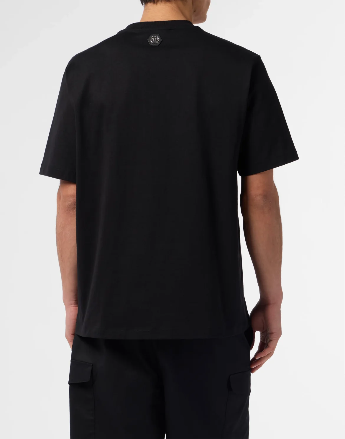 Round Neck T-Shirt Skull Stones, цвет: Черный
