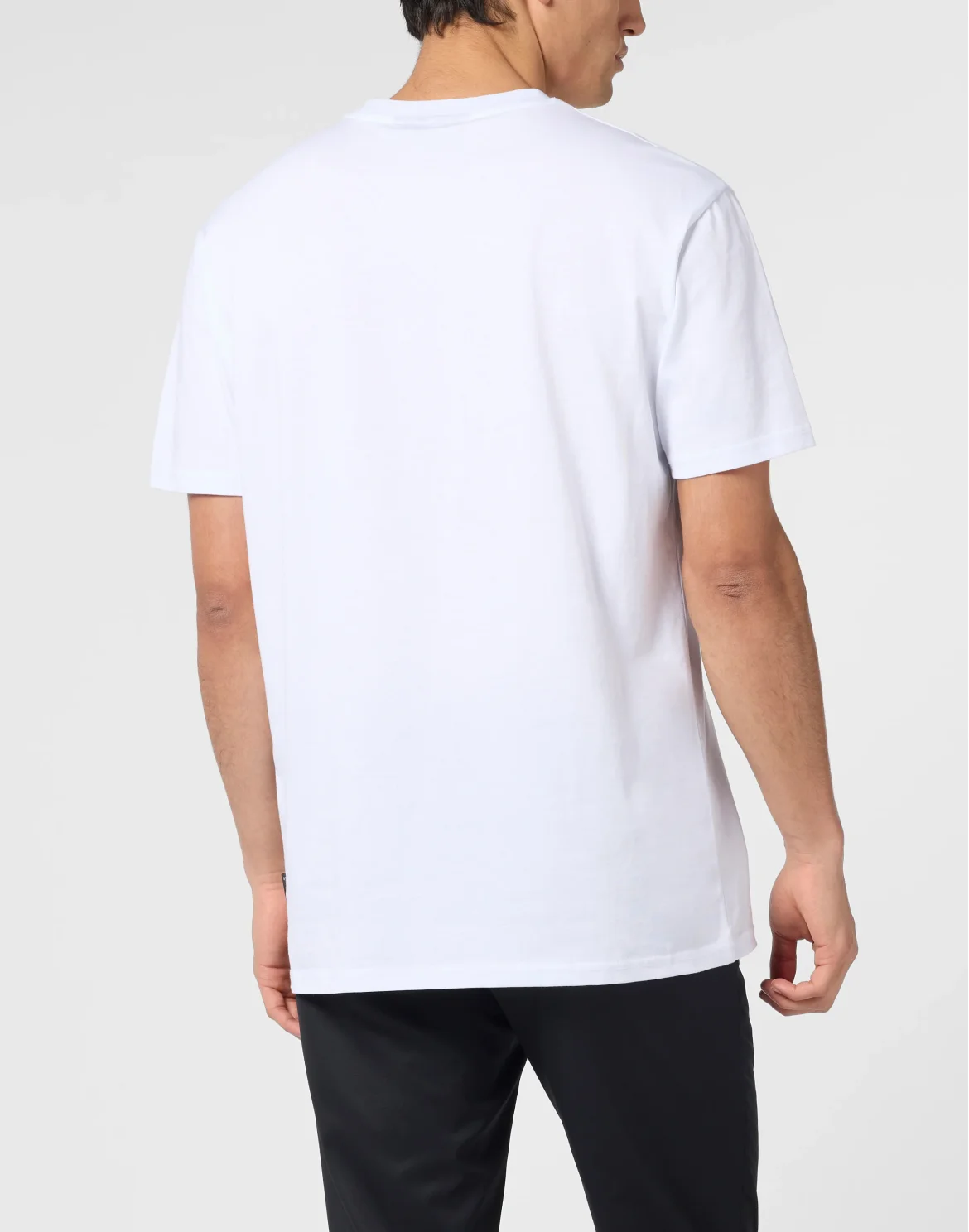 Round Neck T-Shirt Skull Tattoo, цвет: Белый