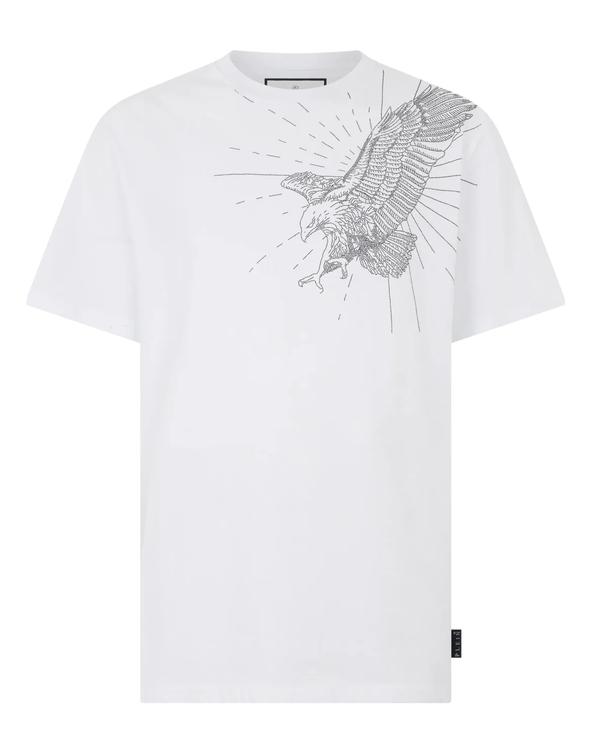 Round Neck T-Shirt Eagle Stones, цвет: Белый