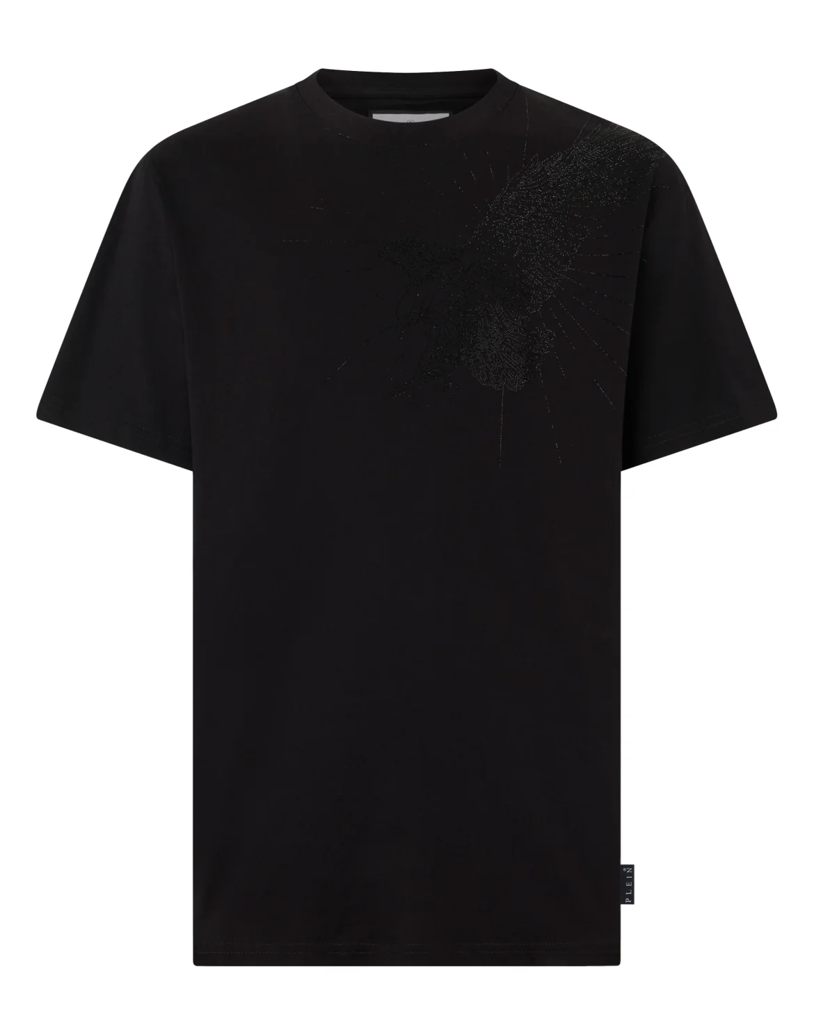 Round Neck T-Shirt Eagle Stones, цвет: Черный