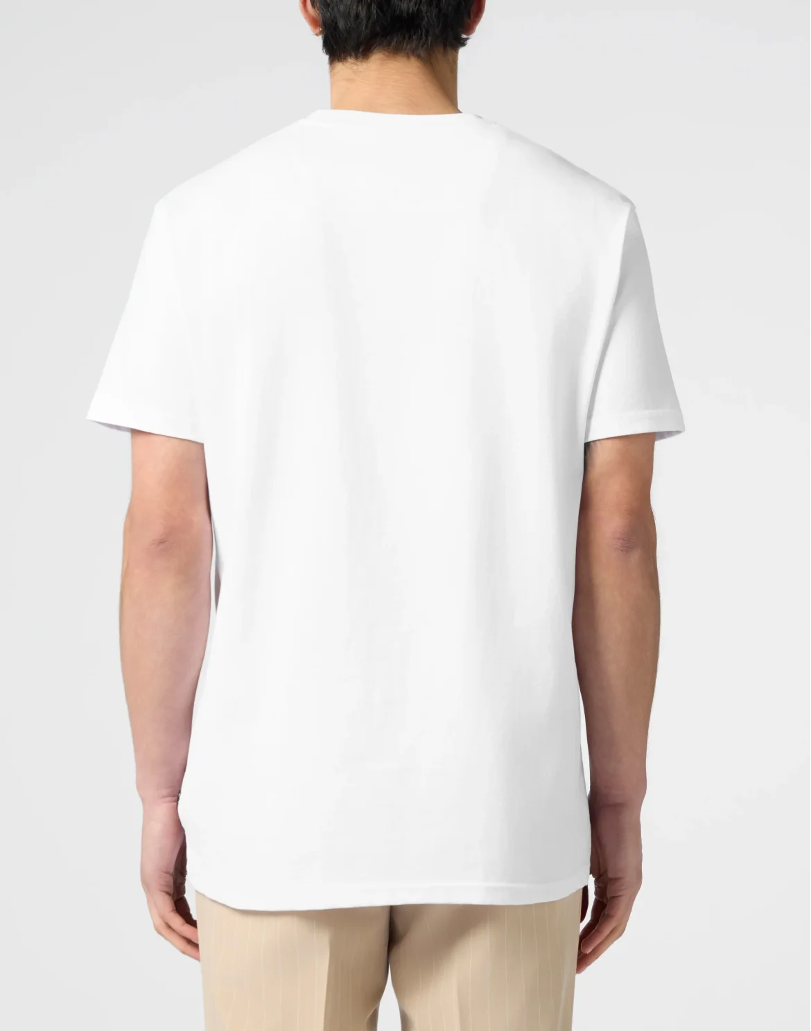 Round Neck T-Shirt Embossed Signature, цвет: Белый
