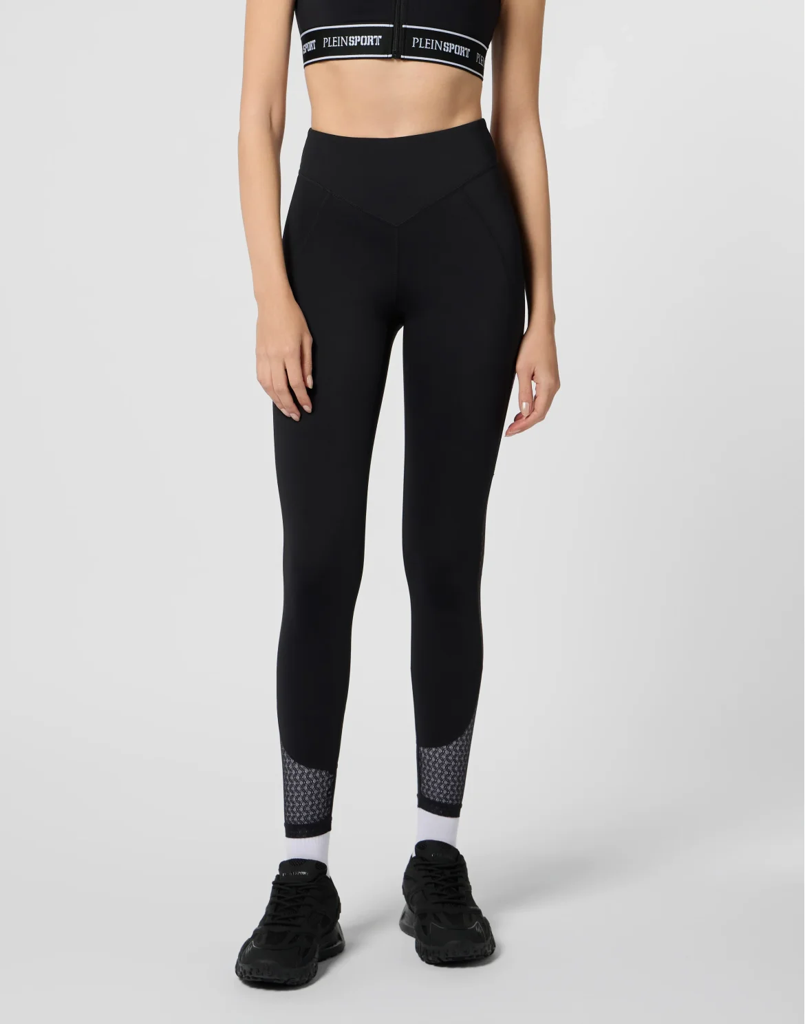 Leggings with Mesh Inserts PS, цвет: Черный