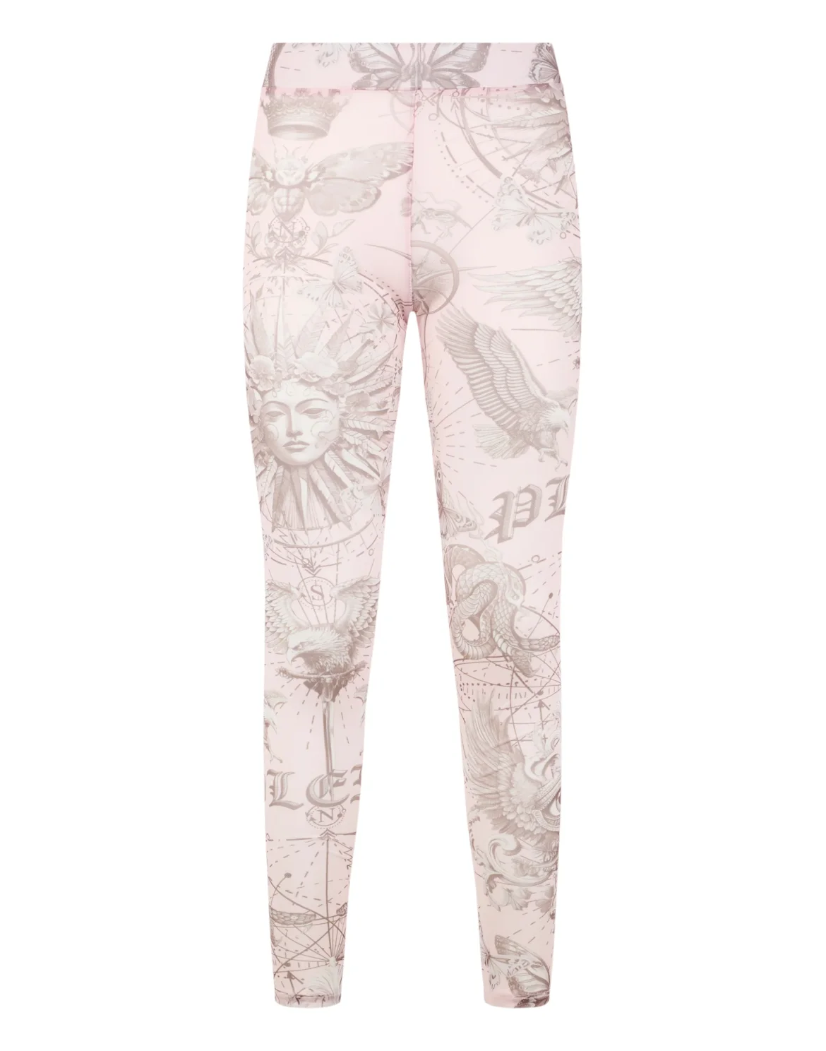 Tulle Leggings Butterfly Tattoo, цвет: Розовый