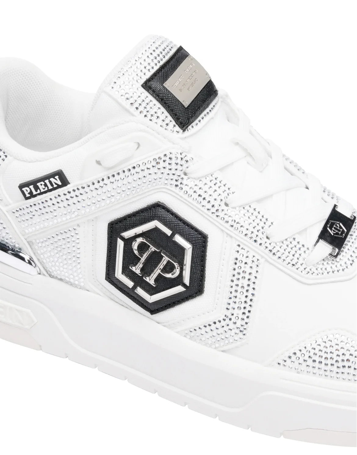 Low-Top Sneakers SK8R Strass, цвет: Белый
