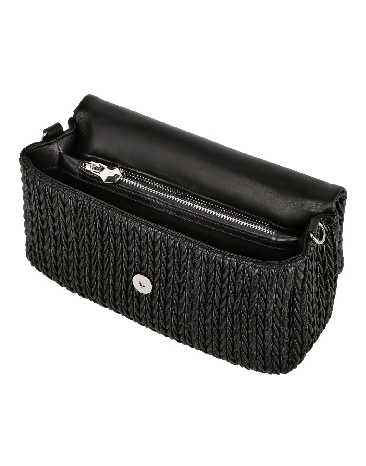 Medium Shoulder Bag Iconic Plein, цвет: Черный