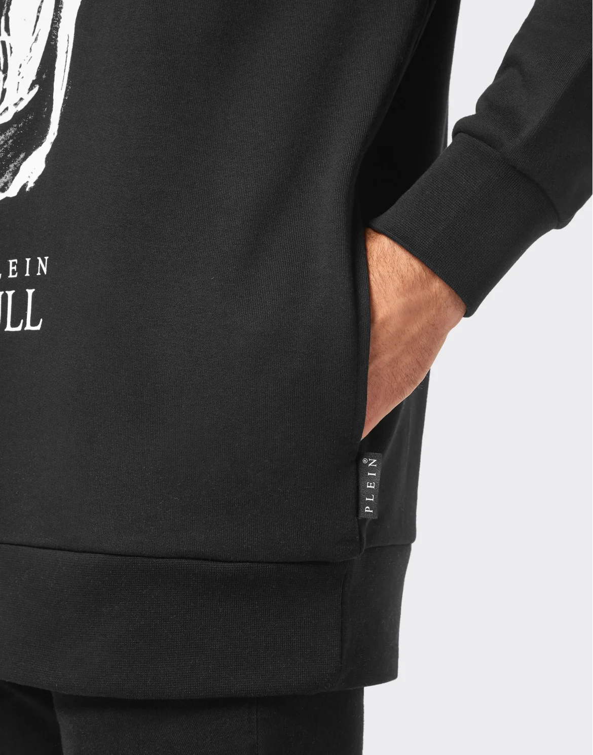 Hoodie sweatshirt print Skull, цвет: Черный
