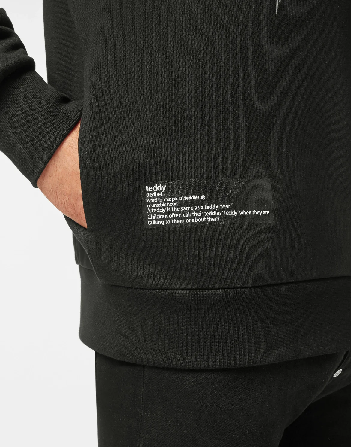 Sweatshirt LS Teddy Bear, цвет: Черный