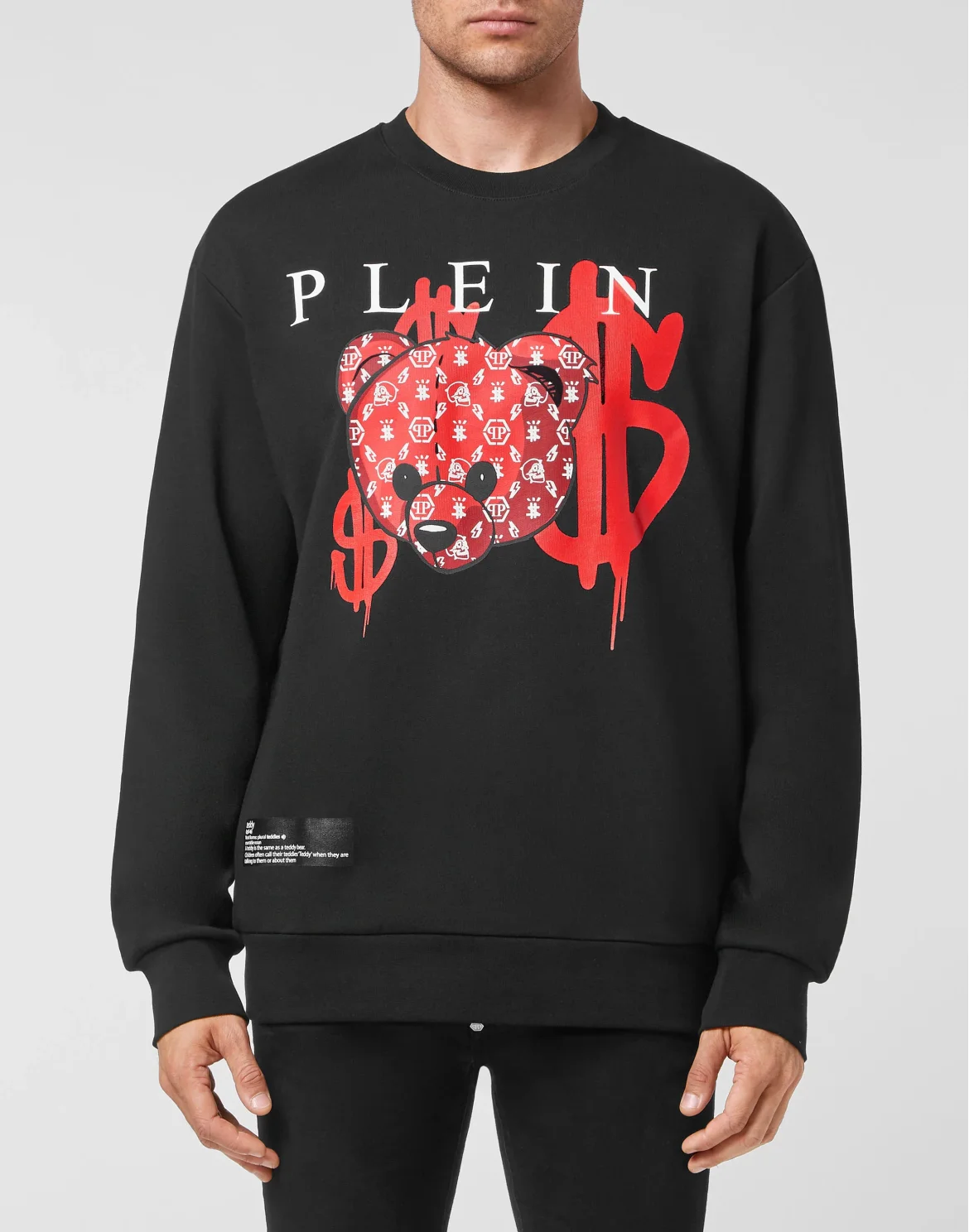Sweatshirt LS Teddy Bear, цвет: Черный