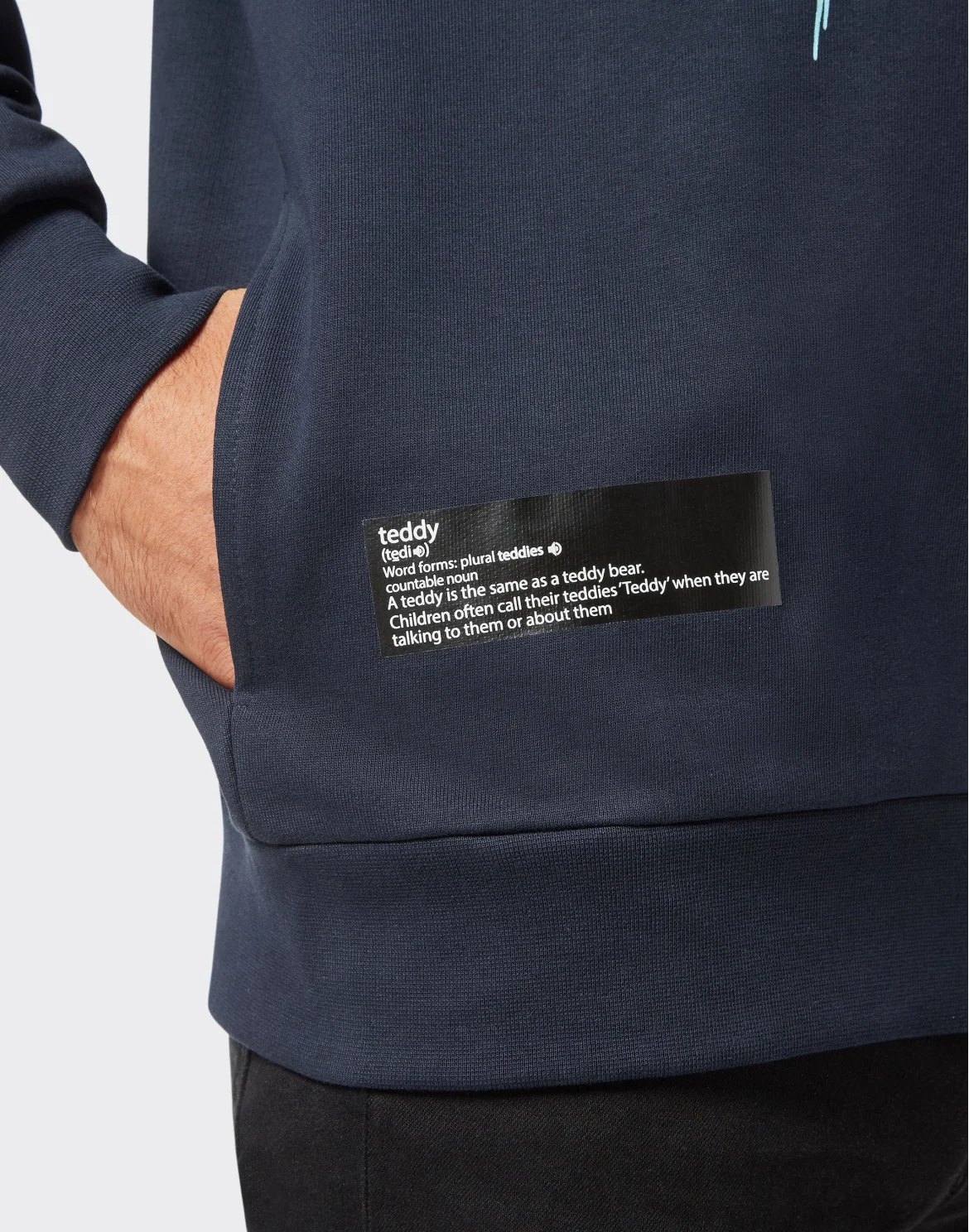 Sweatshirt LS Teddy Bear, цвет: Синий