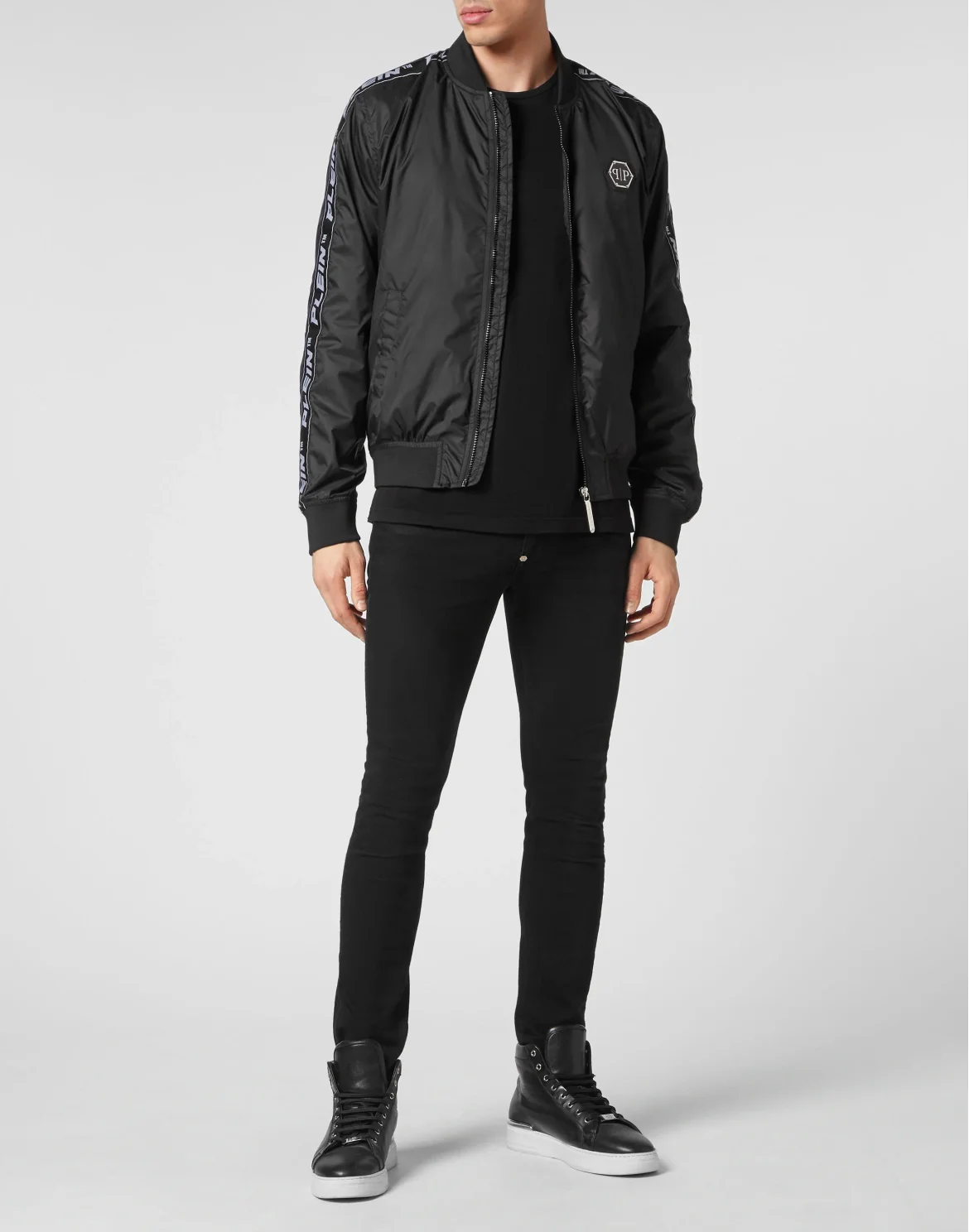 Nylon Bomber, цвет: Черный