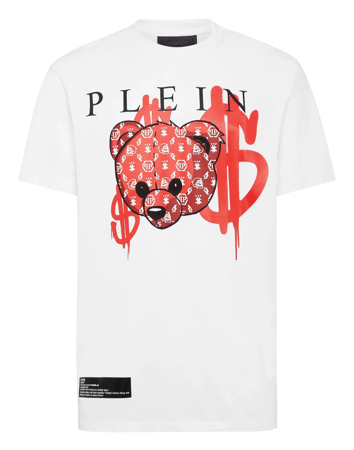 T-shirt Round Neck SS Teddy Bear, цвет: Белый