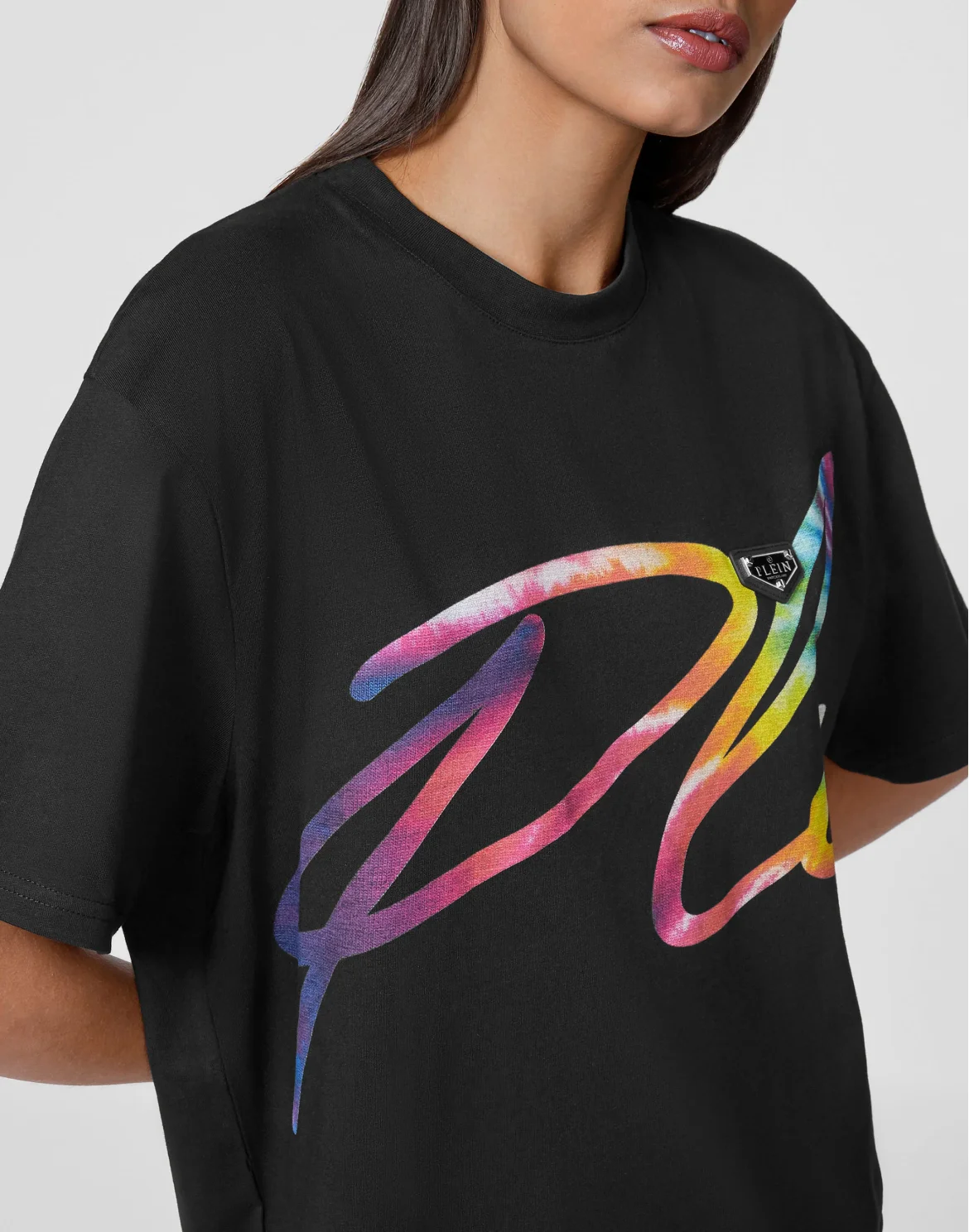T-shirt Round Neck SS Signature, цвет: Черный