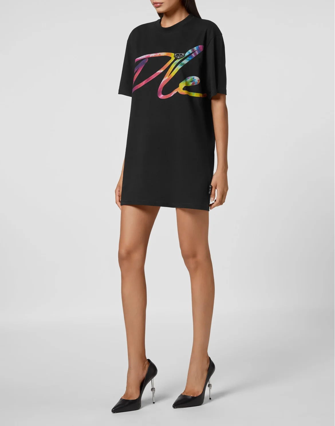 T-shirt Round Neck SS Signature, цвет: Черный