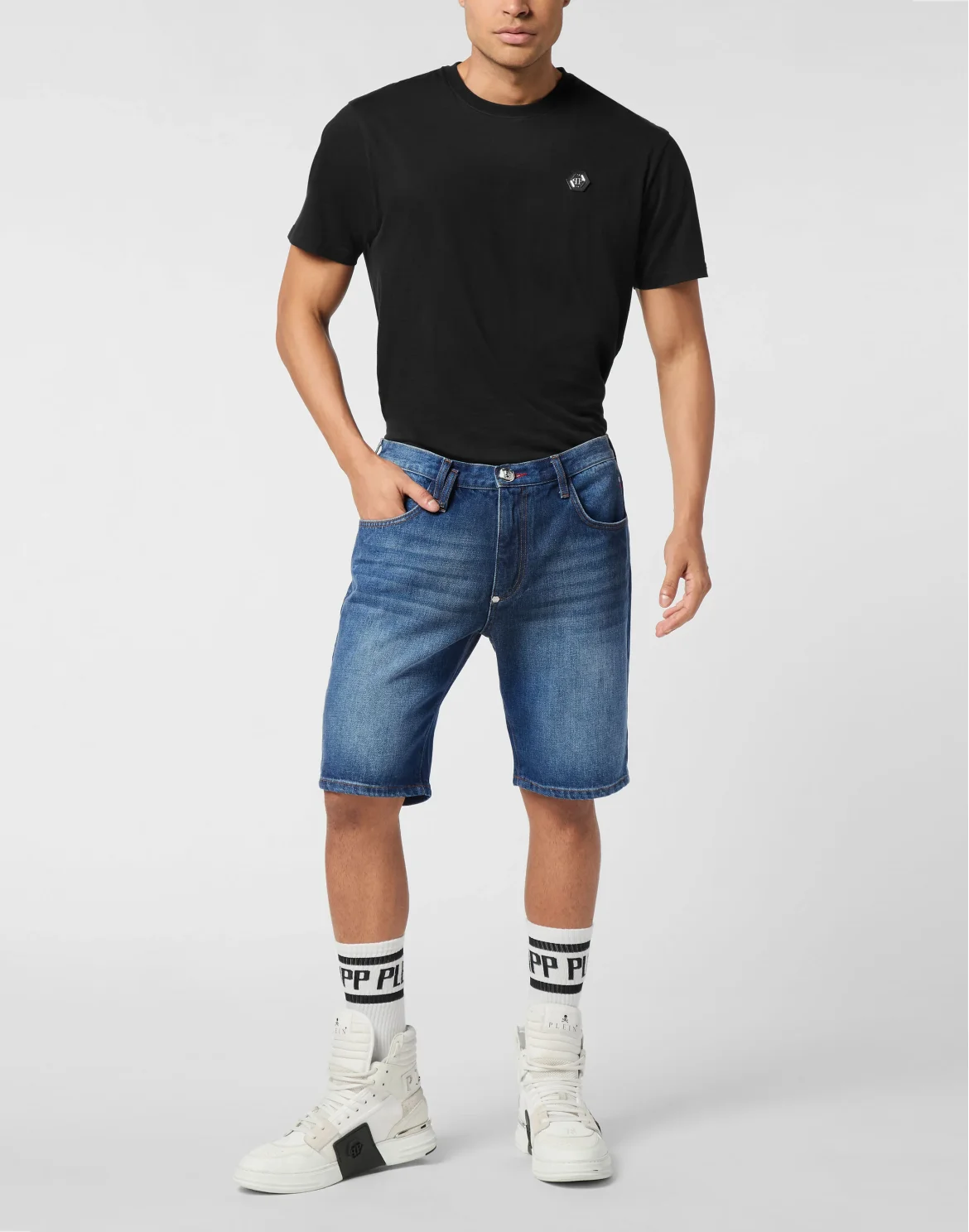 Denim Shorts Mykonos Fit, цвет: Синий