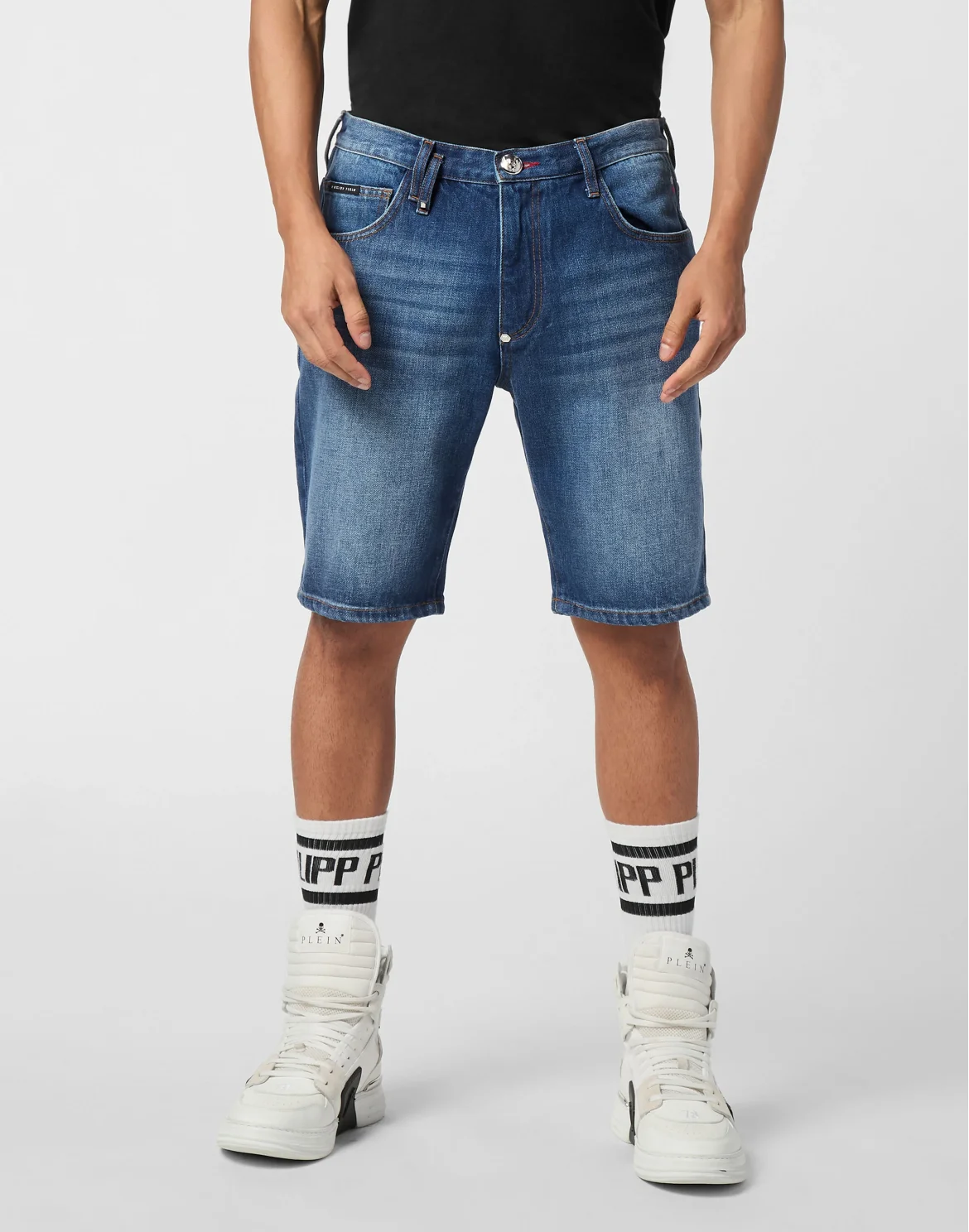 Denim Shorts Mykonos Fit, цвет: Синий