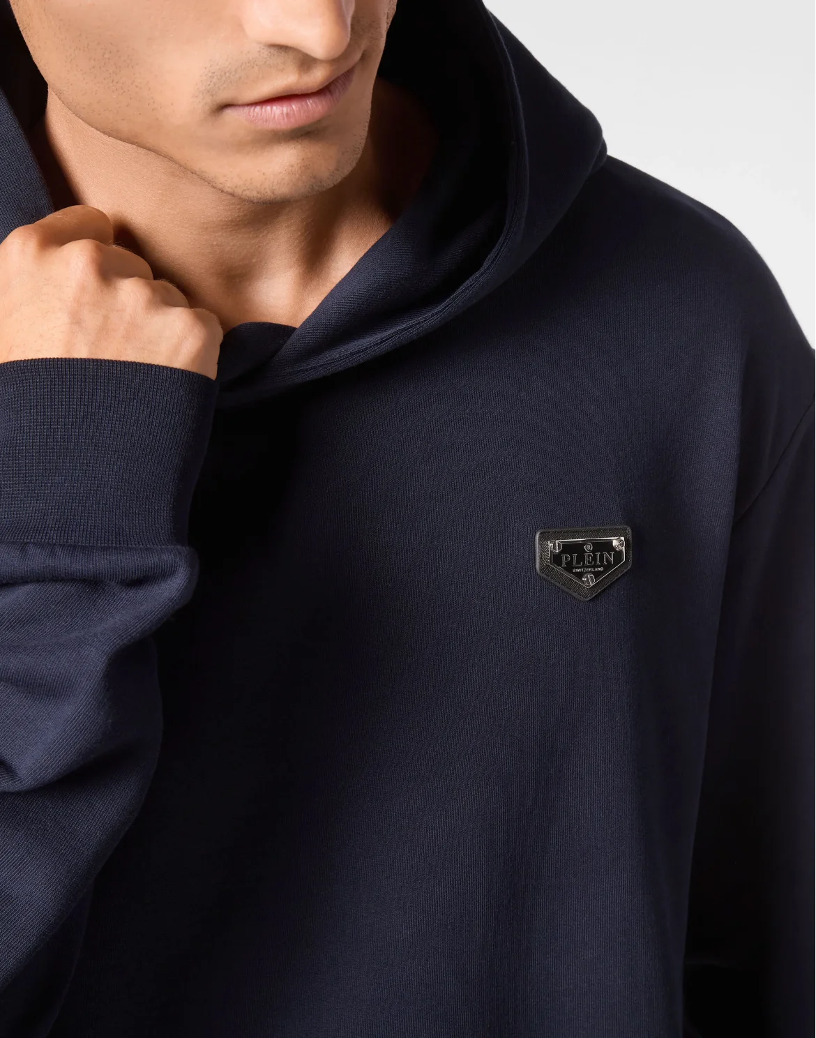 Hoodie Sweatshirt LS Iconic Plein, цвет: Синий