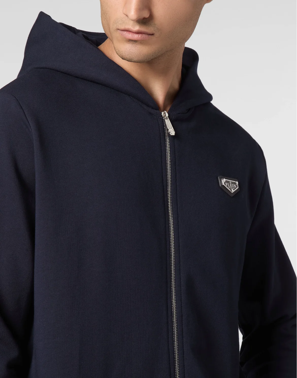 Hoodie Sweatjacket LS Iconic Plein, цвет: Синий