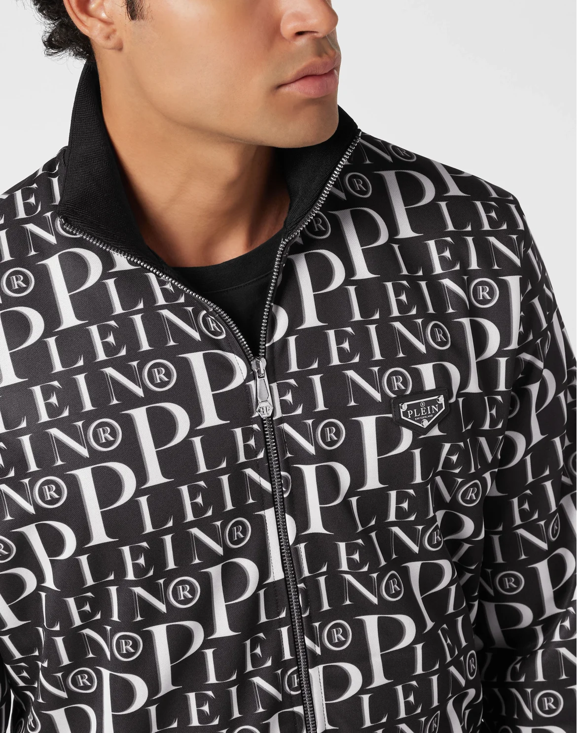 Jogging Jacket LS Philipp Plein TM, цвет: Черный