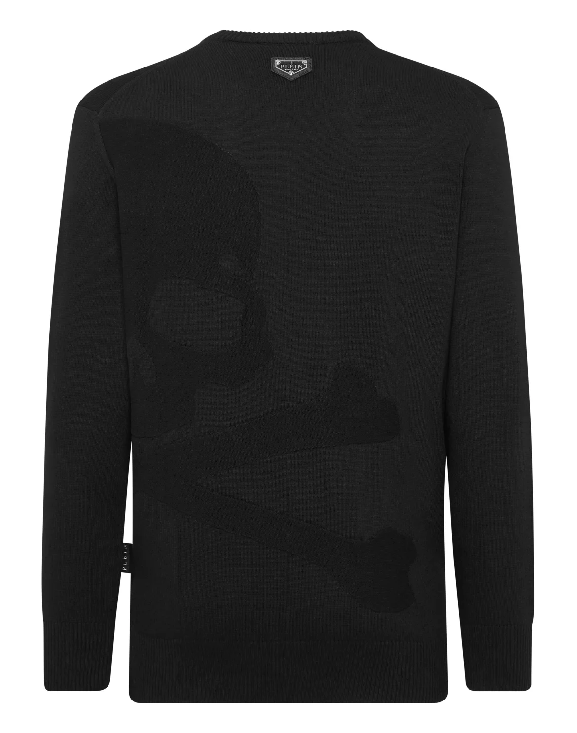 Knitted Pullover Round Neck LS Skull&Bones, цвет: Черный