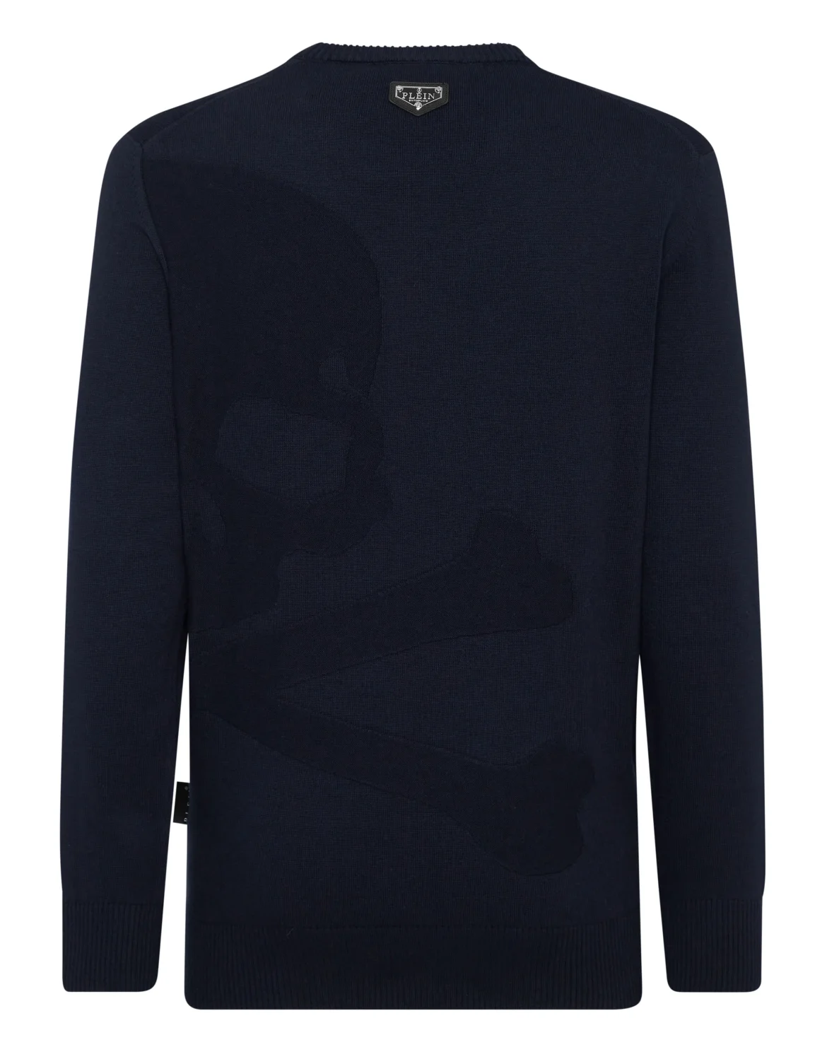 Knitted Pullover Round Neck LS Skull&Bones, цвет: Синий