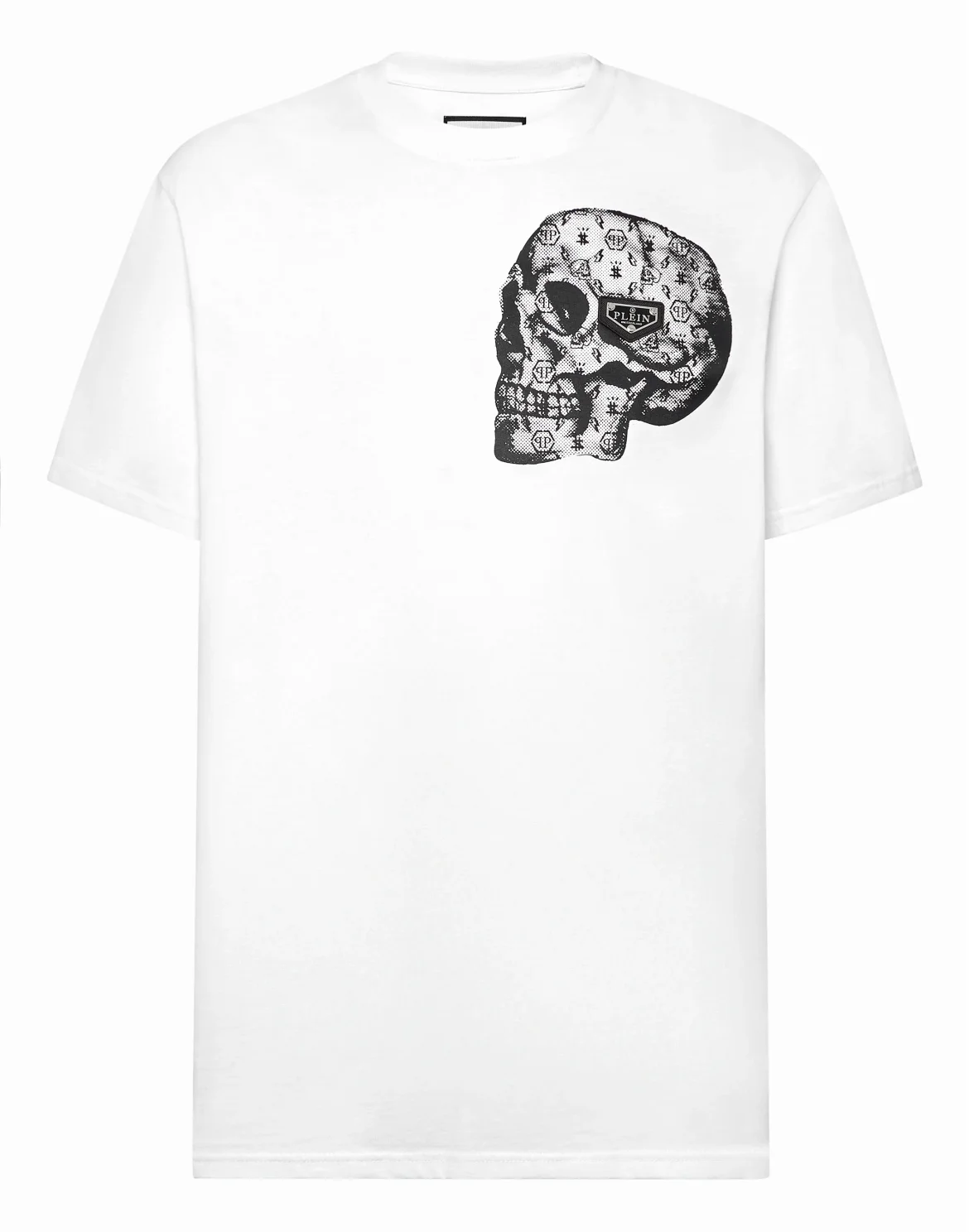 T-shirt Round Neck SS Skull, цвет: Белый