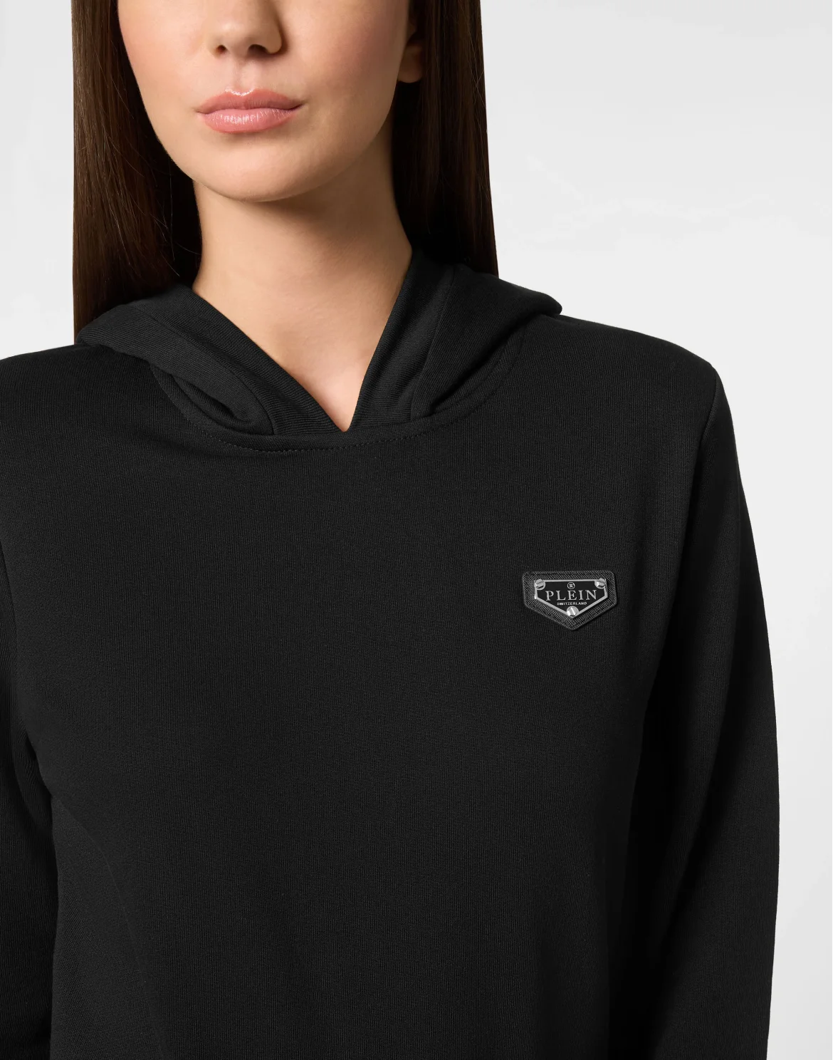 Hoodie Sweatshirt LS Iconic Plein, цвет: Черный