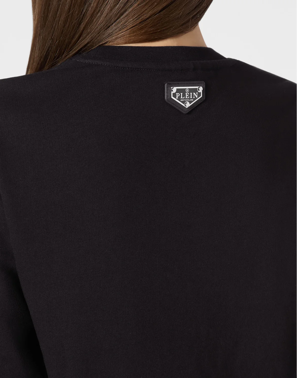 Sweatshirt Round Neck LS Iconic Plein, цвет: Черный