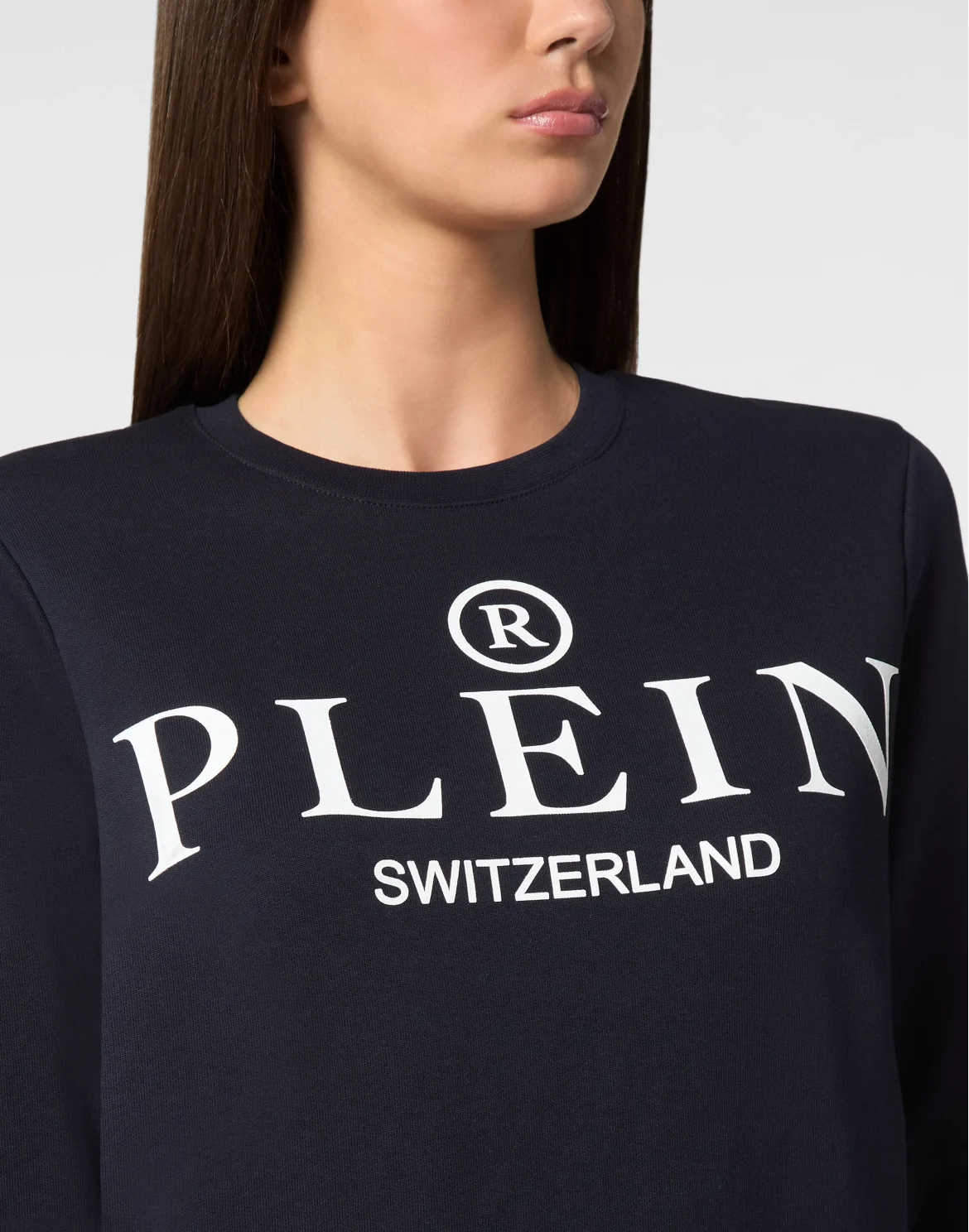 Sweatshirt Round Neck LS Iconic Plein, цвет: Синий