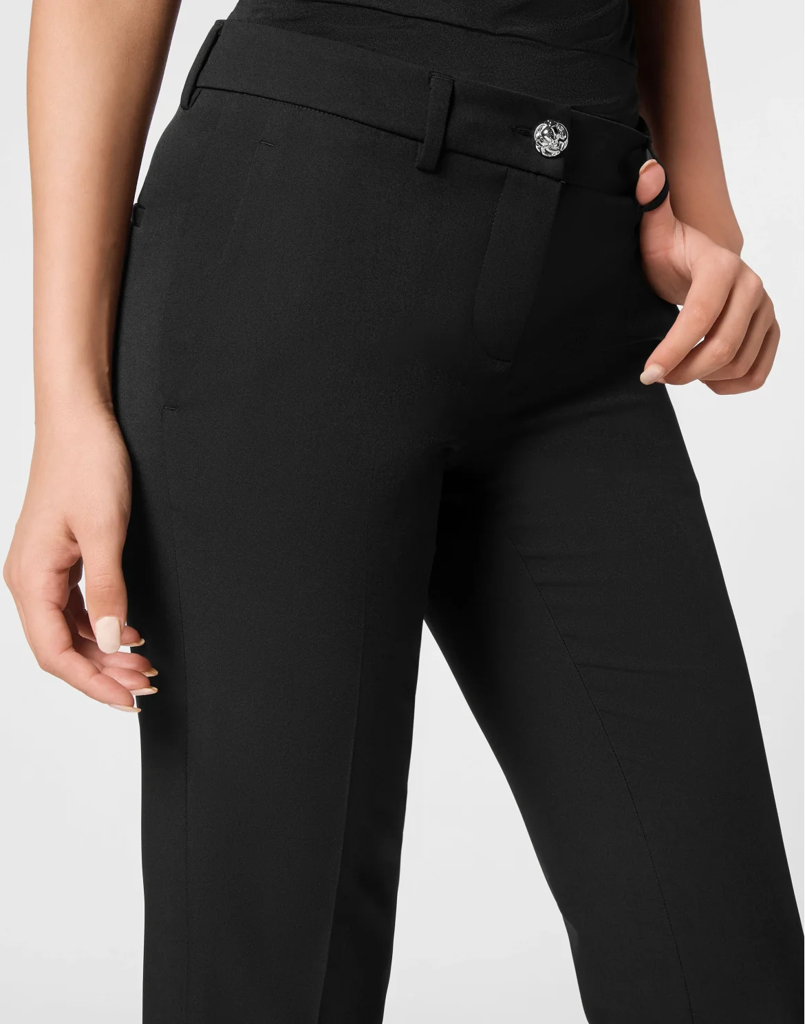 Cady Office Trousers Skull, цвет: Черный