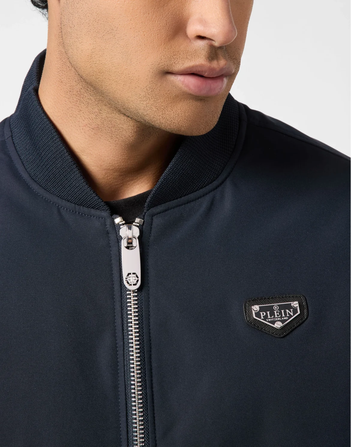 Nylon Bomber Jacket, цвет: Синий