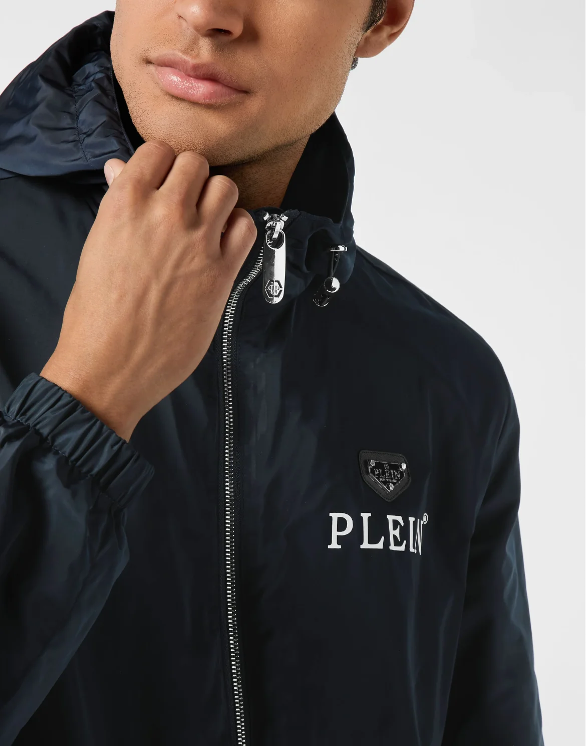 Nylon Windbreaker, цвет: Синий