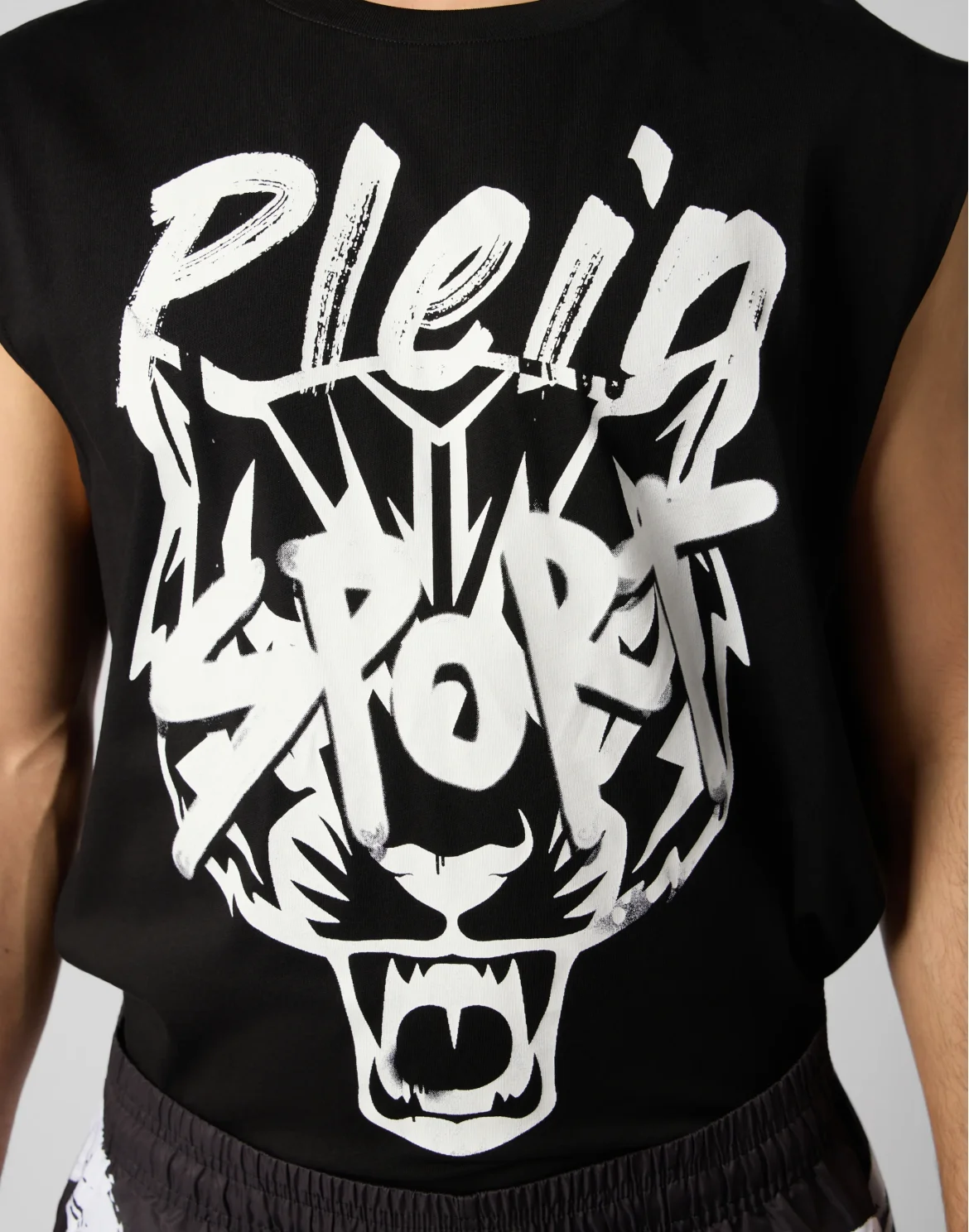 Tanktop Plein Sport, цвет: Черный