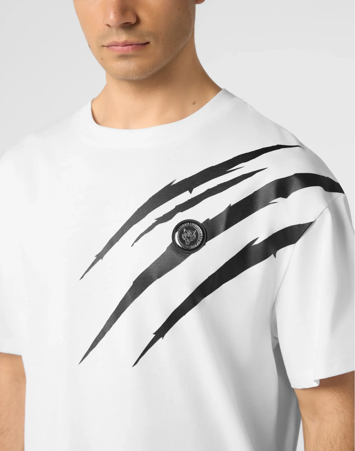 Regular T-Shirt Scratch, цвет: Белый