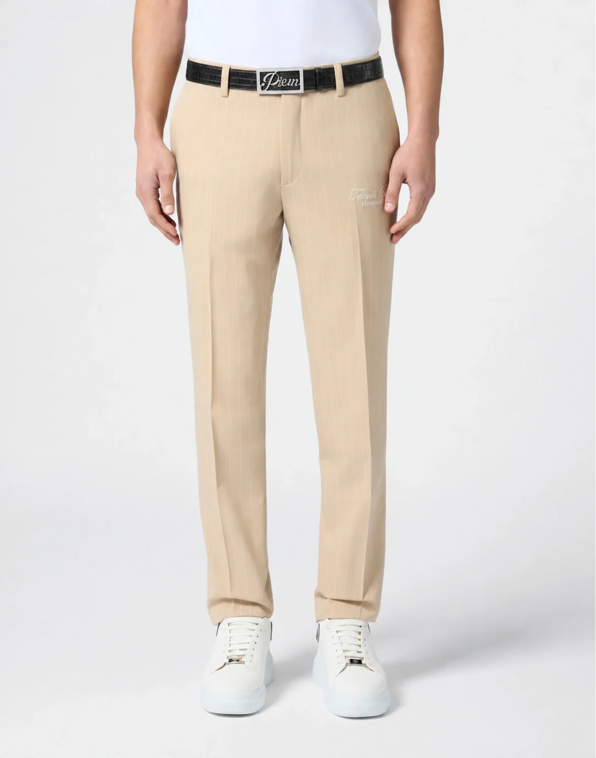 Saffiano Leather Belt Cocco, цвет: Черный