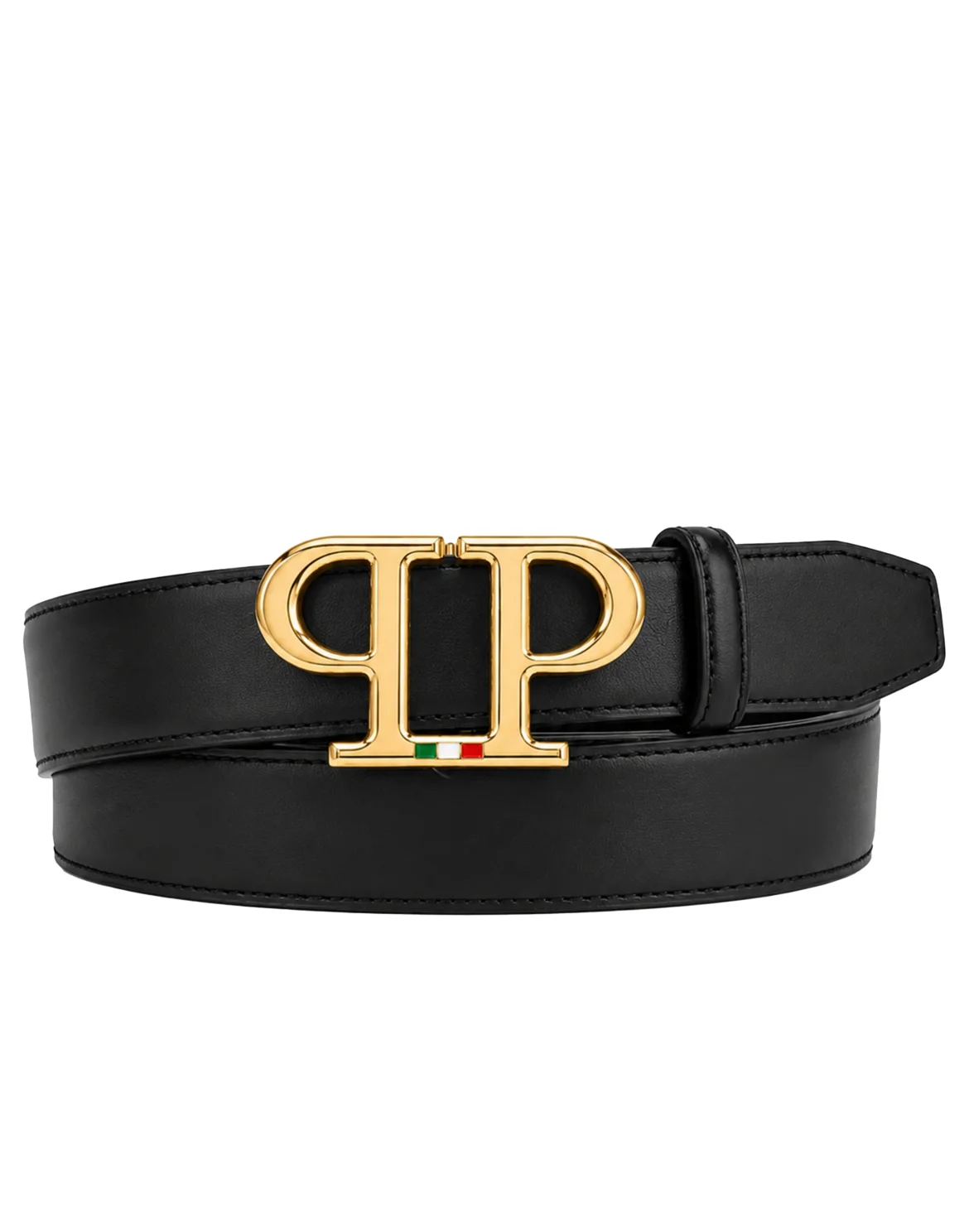 Leather Belt PP, цвет: Черный