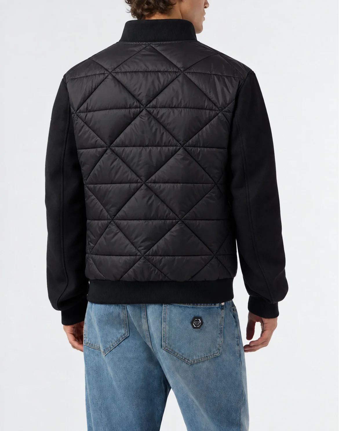 Padded Jogging Jacket, цвет: Черный