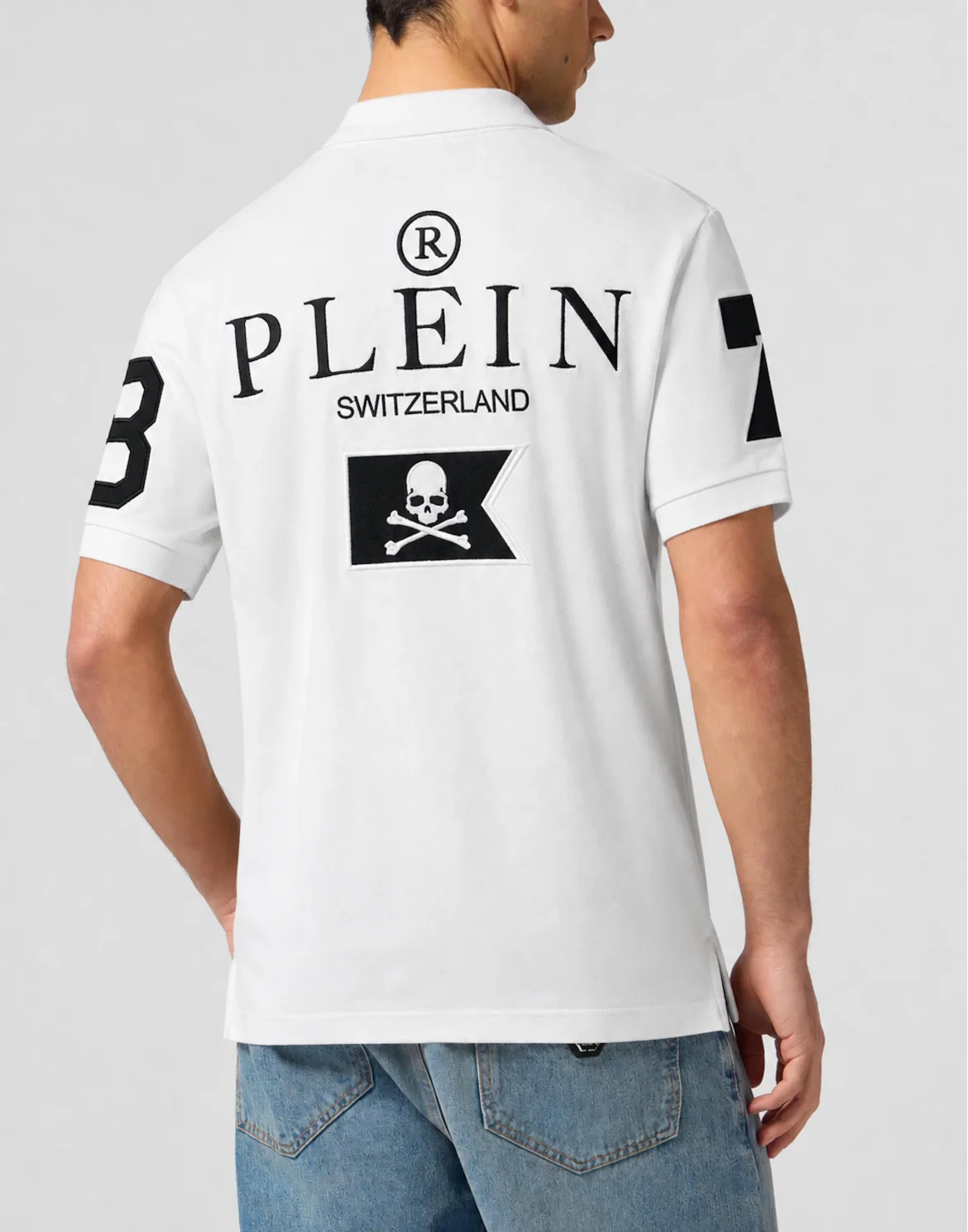 Polo Skull Contrast Colors, цвет: Белый