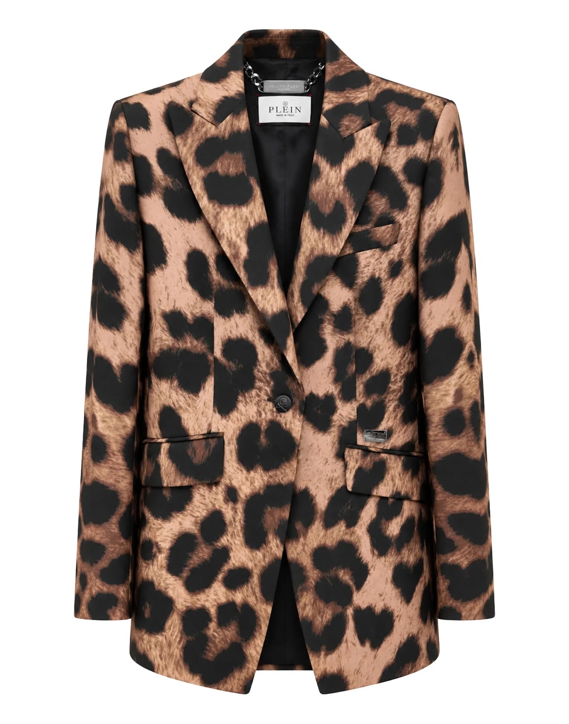 Leopard Blazer Single Breasted Fit, цвет: Леопард
