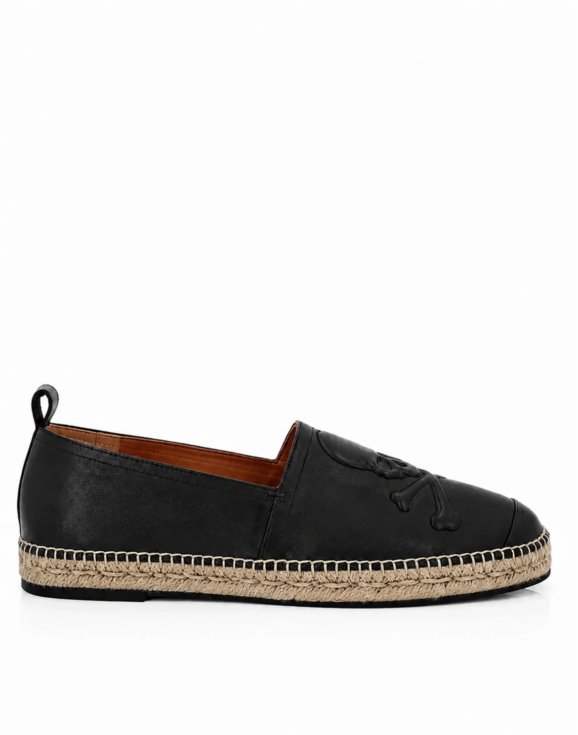 Nappa Leather Espadrillas Skull, цвет: Черный