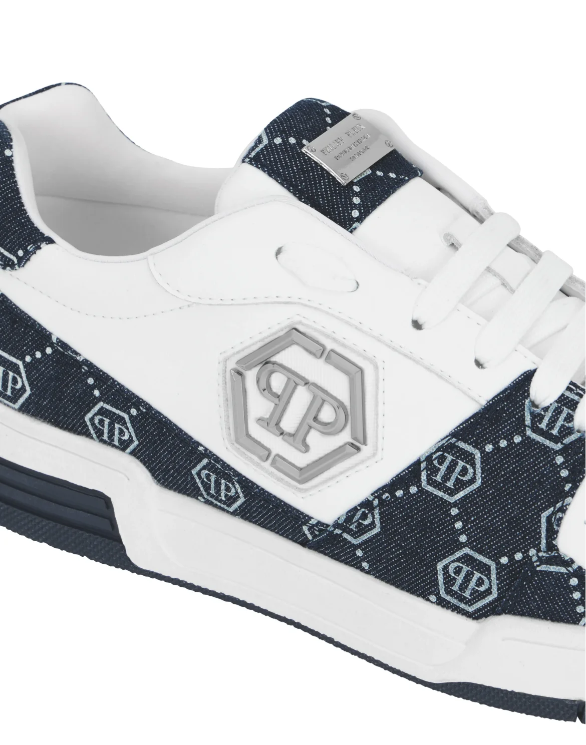 Low-Top Sneakers P-Force Denim Monogram, цвет: Белый